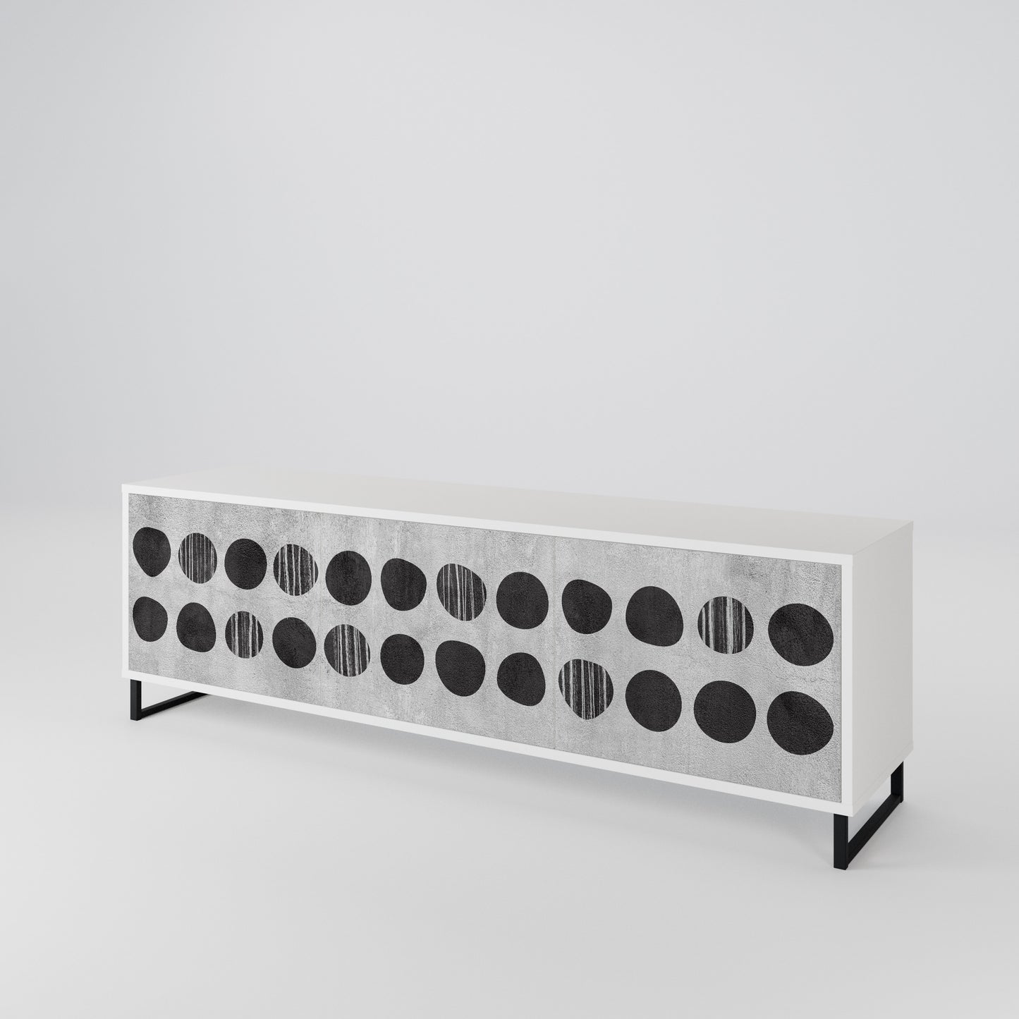 GHOSTLY GRADIENTS 3-Door TV Cabinet