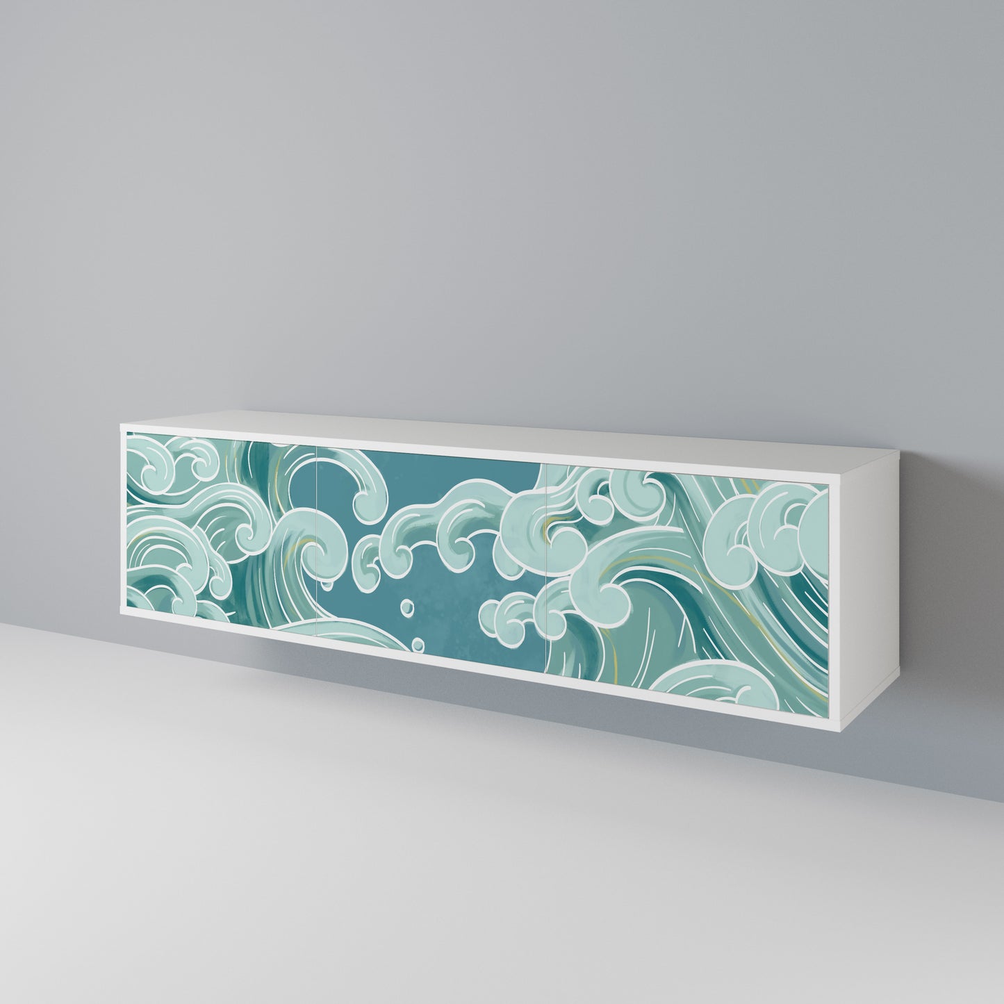 ASIAN SWAY 3-Door TV Cabinet