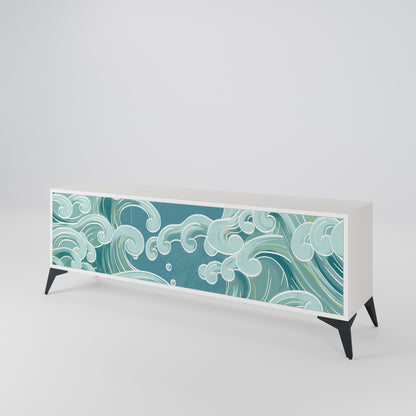 ASIAN SWAY 3-Door TV Cabinet