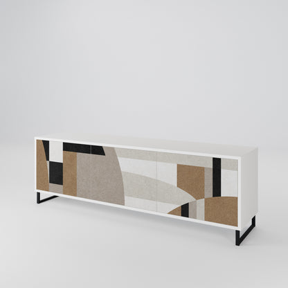 DELICATE MEMENTO 3-Door TV Cabinet