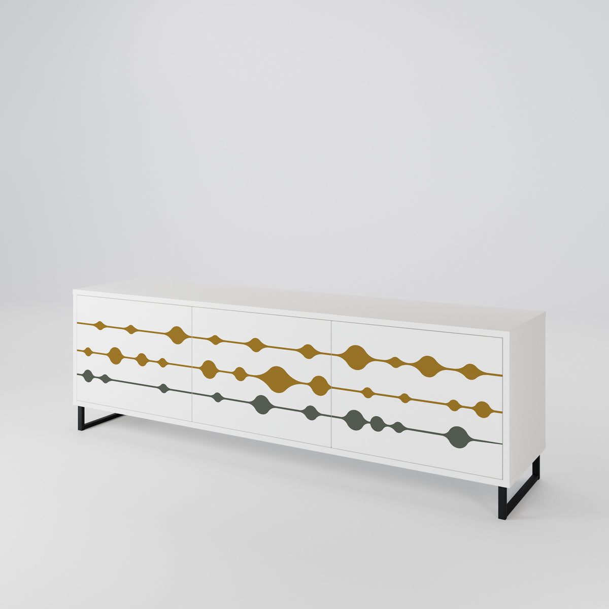 VIVID TONE 3-Door TV Cabinet