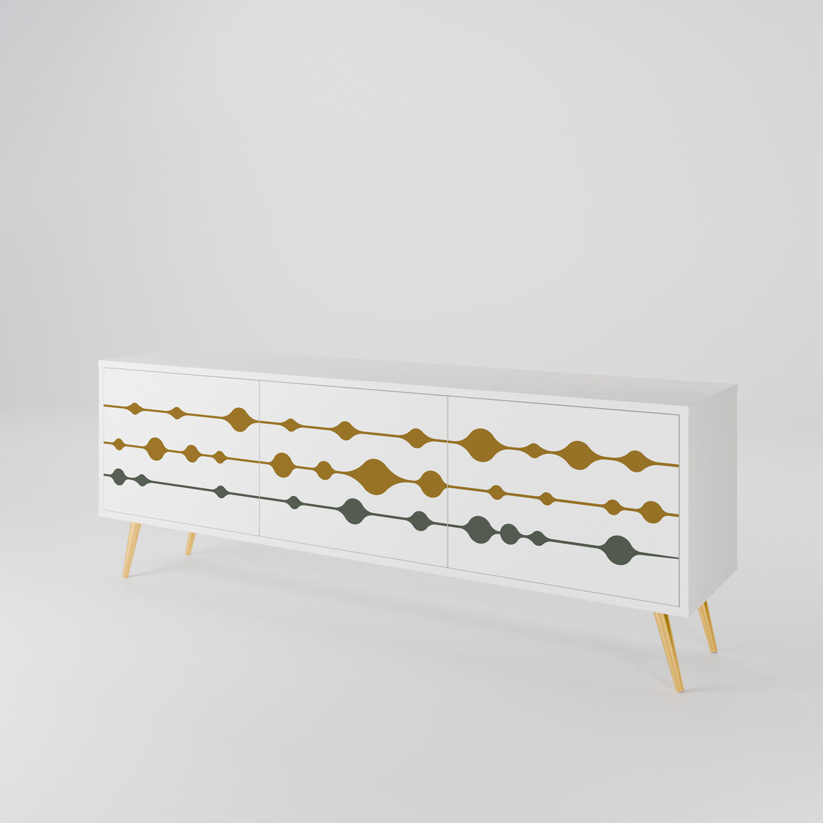 VIVID TONE 3-Door TV Cabinet