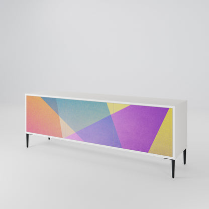 BRIGHT GEOMETRY 3-Door TV Cabinet