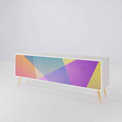 BRIGHT GEOMETRY 3-Door TV Cabinet