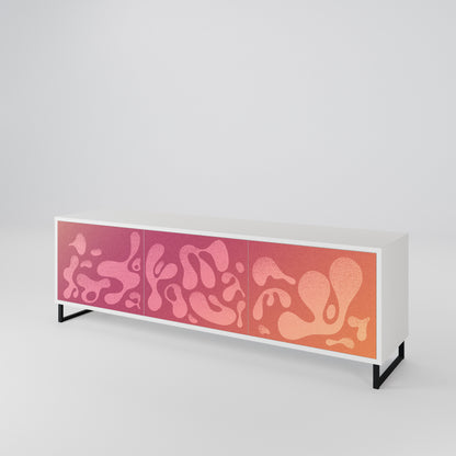 IRREGULAR PINK 3-Door TV Cabinet