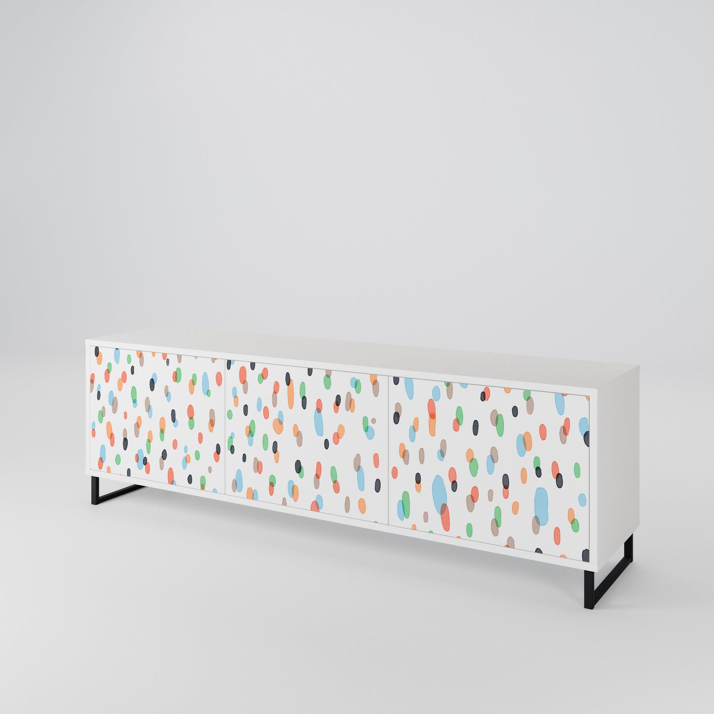 ENERGETIC SPOTS 3-Door TV Cabinet