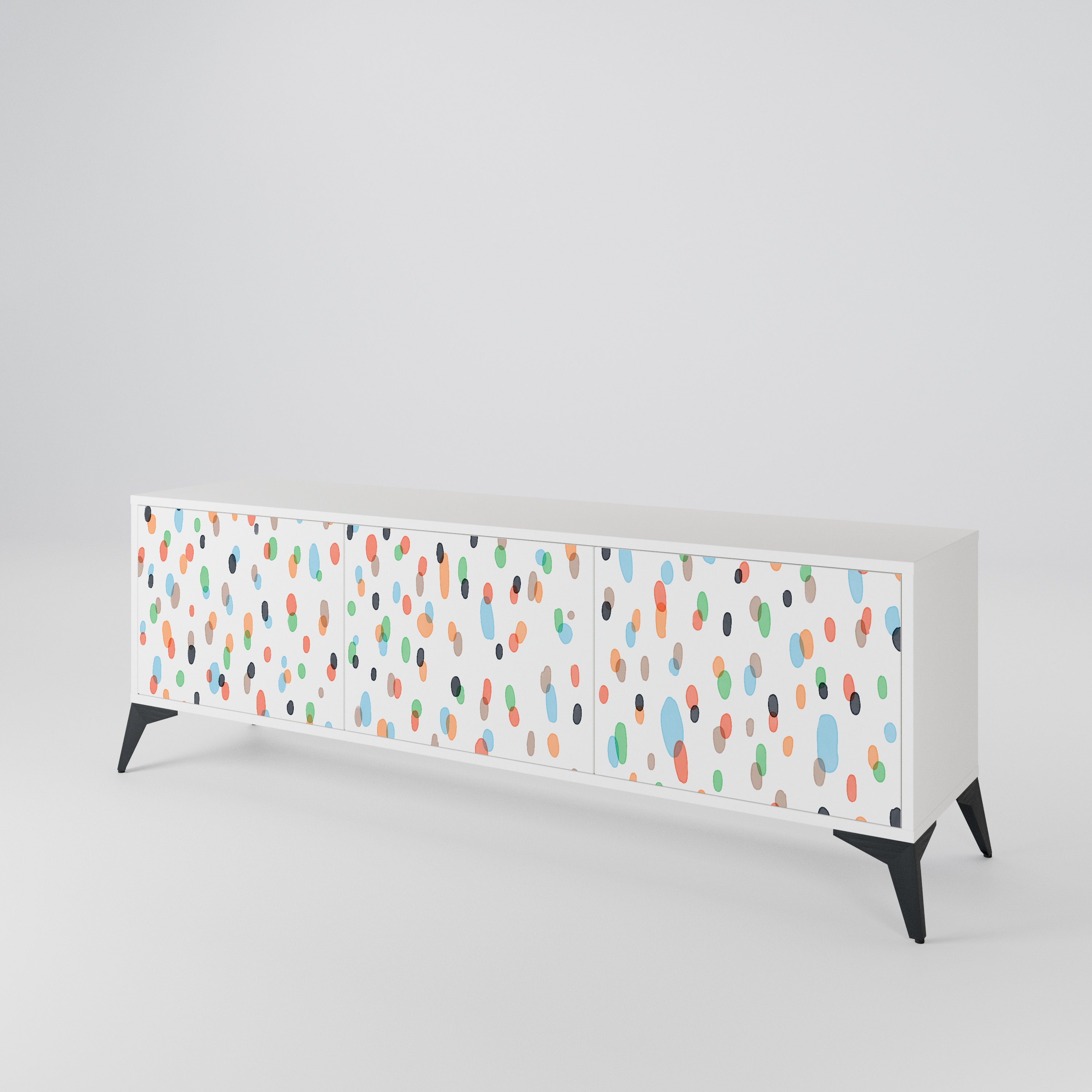 ENERGETIC SPOTS 3-Door TV Cabinet