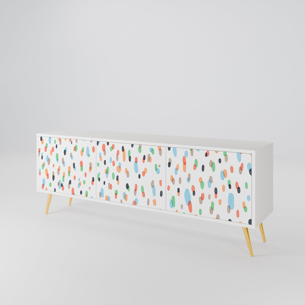 ENERGETIC SPOTS 3-Door TV Cabinet