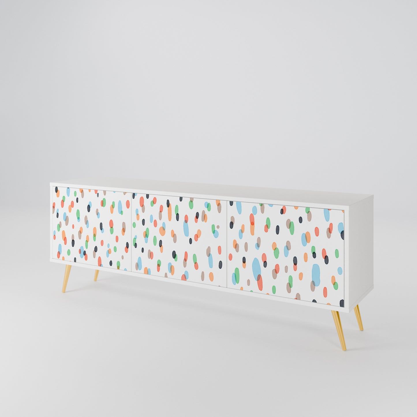 ENERGETIC SPOTS 3-Door TV Cabinet