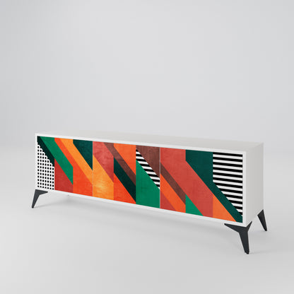 MAKESHIFT ARTISTRY 3-Door TV Cabinet