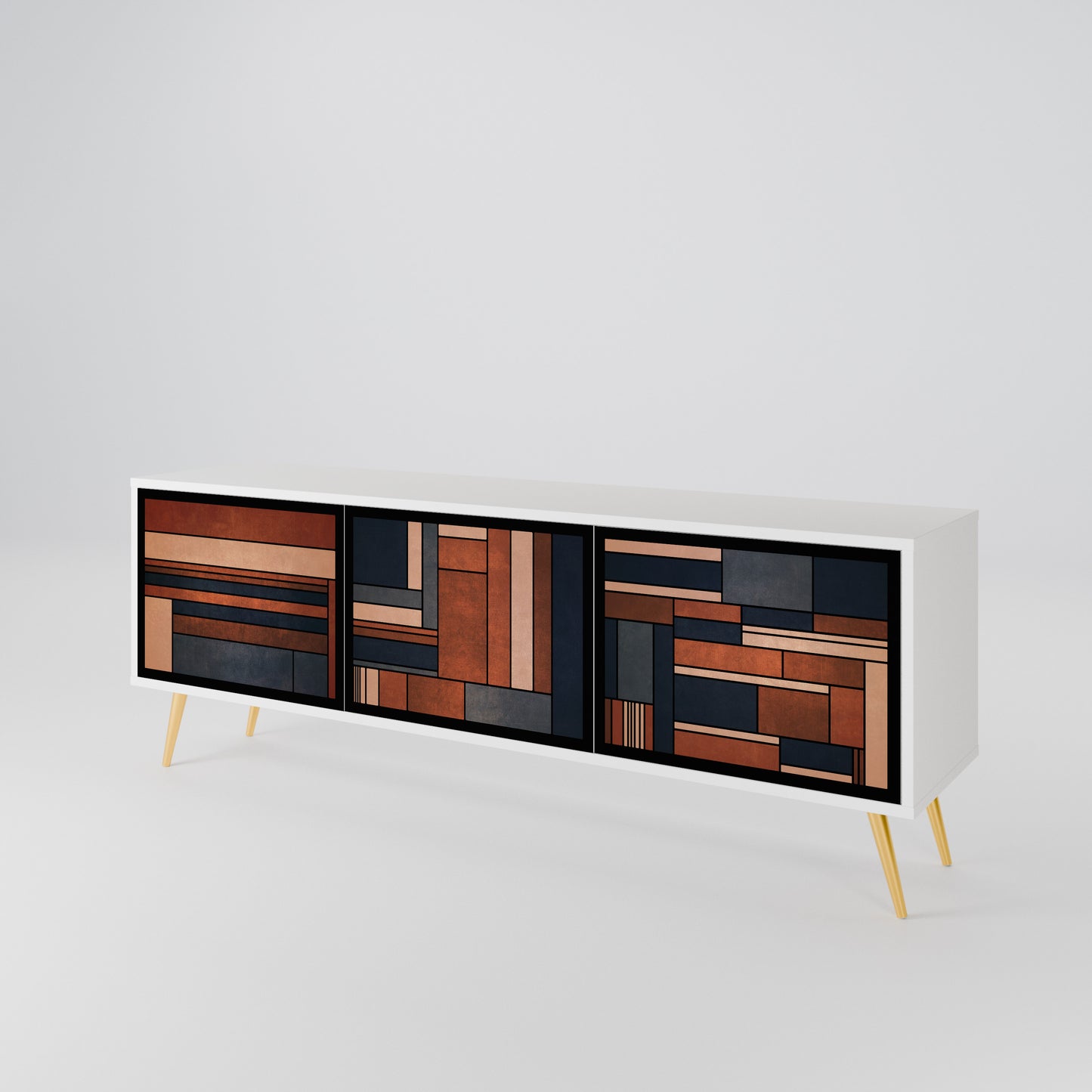INTREPID FORMATION 3-Door TV Cabinet