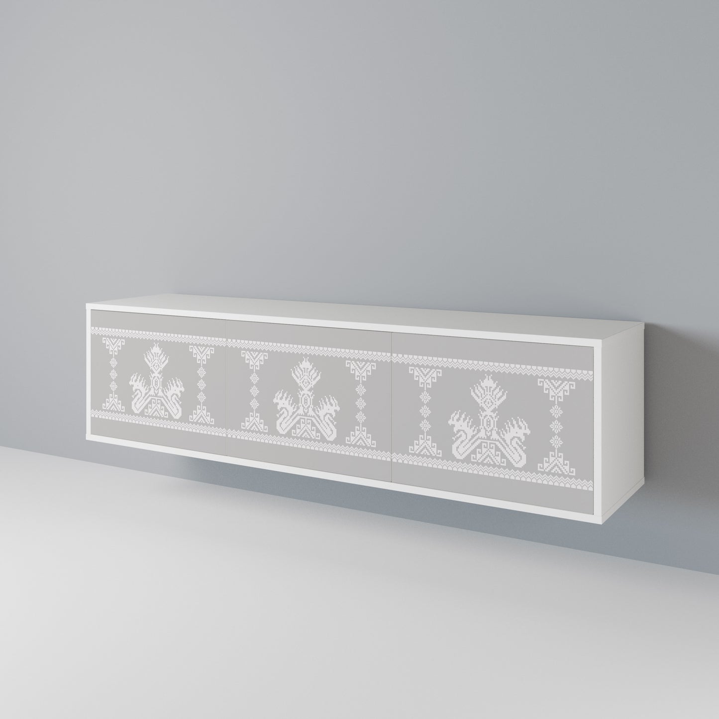 THAI GRAY 3-Door TV Cabinet
