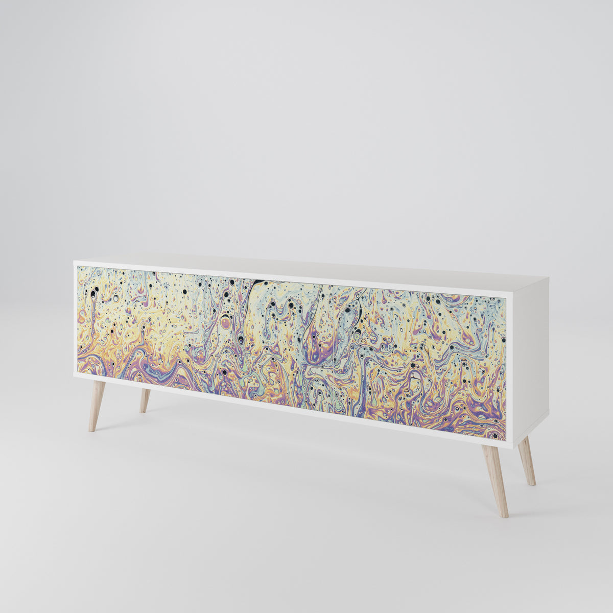 MOSAIC OF COLORS 3-Door TV Cabinet
