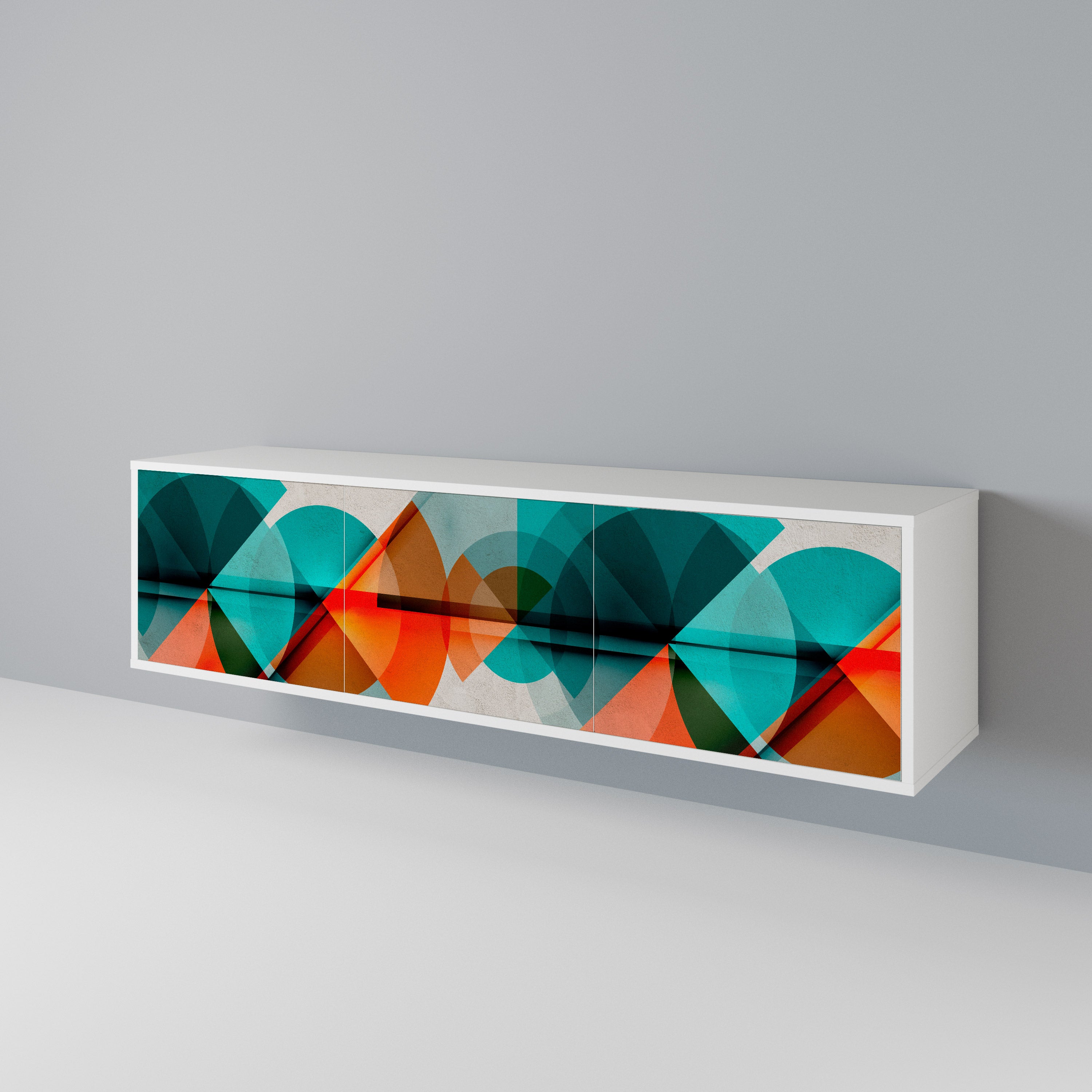 CIRCULAR RHAPSODY 3-Door TV Cabinet