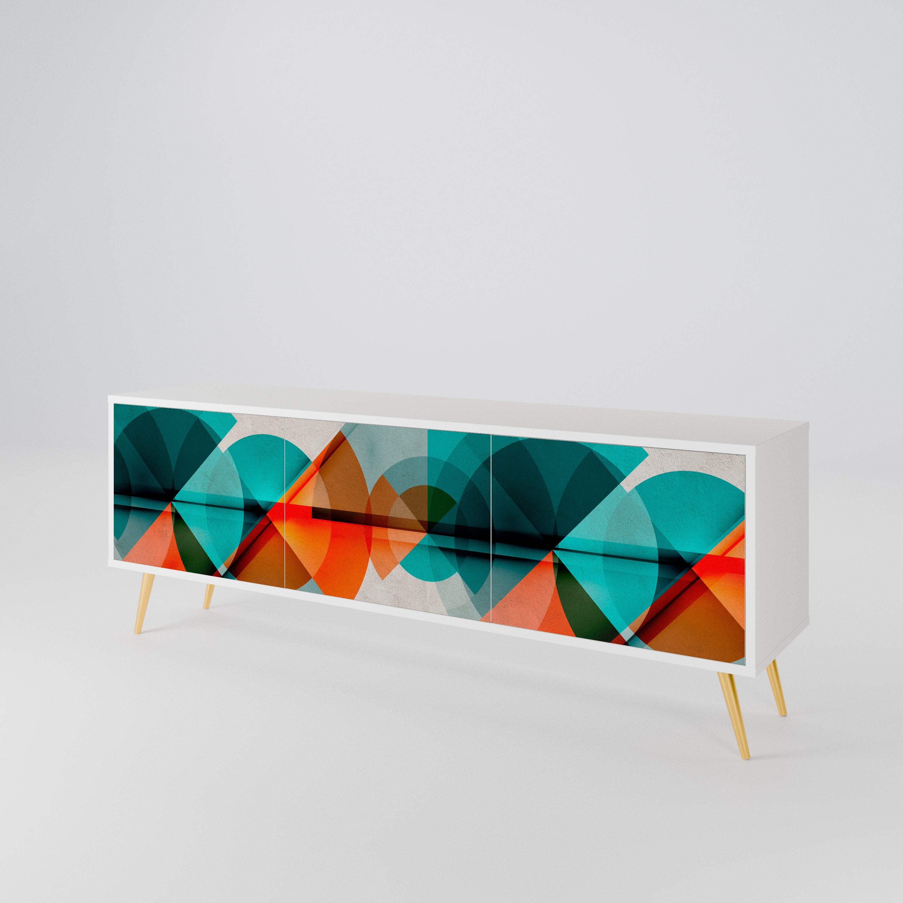 CIRCULAR RHAPSODY 3-Door TV Cabinet