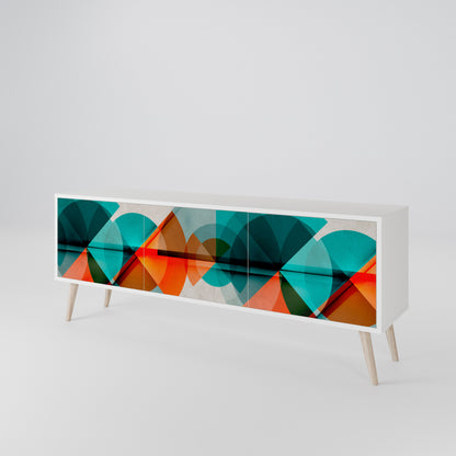 CIRCULAR RHAPSODY 3-Door TV Cabinet
