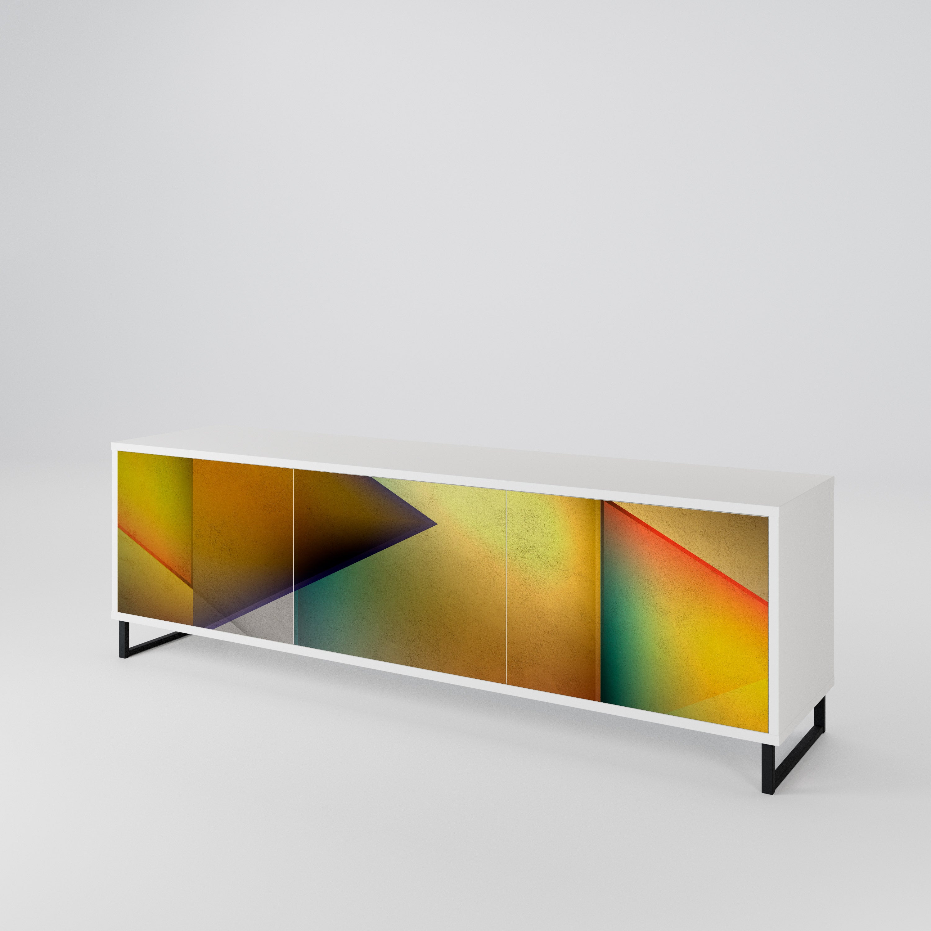 PIERCING SHARPNESS 3-Door TV Cabinet