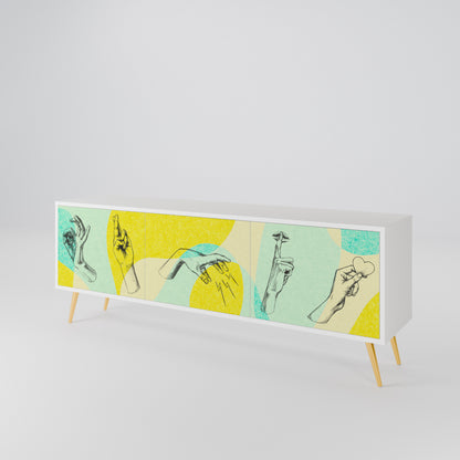 BODY LANGUAGE 3-Door TV Cabinet