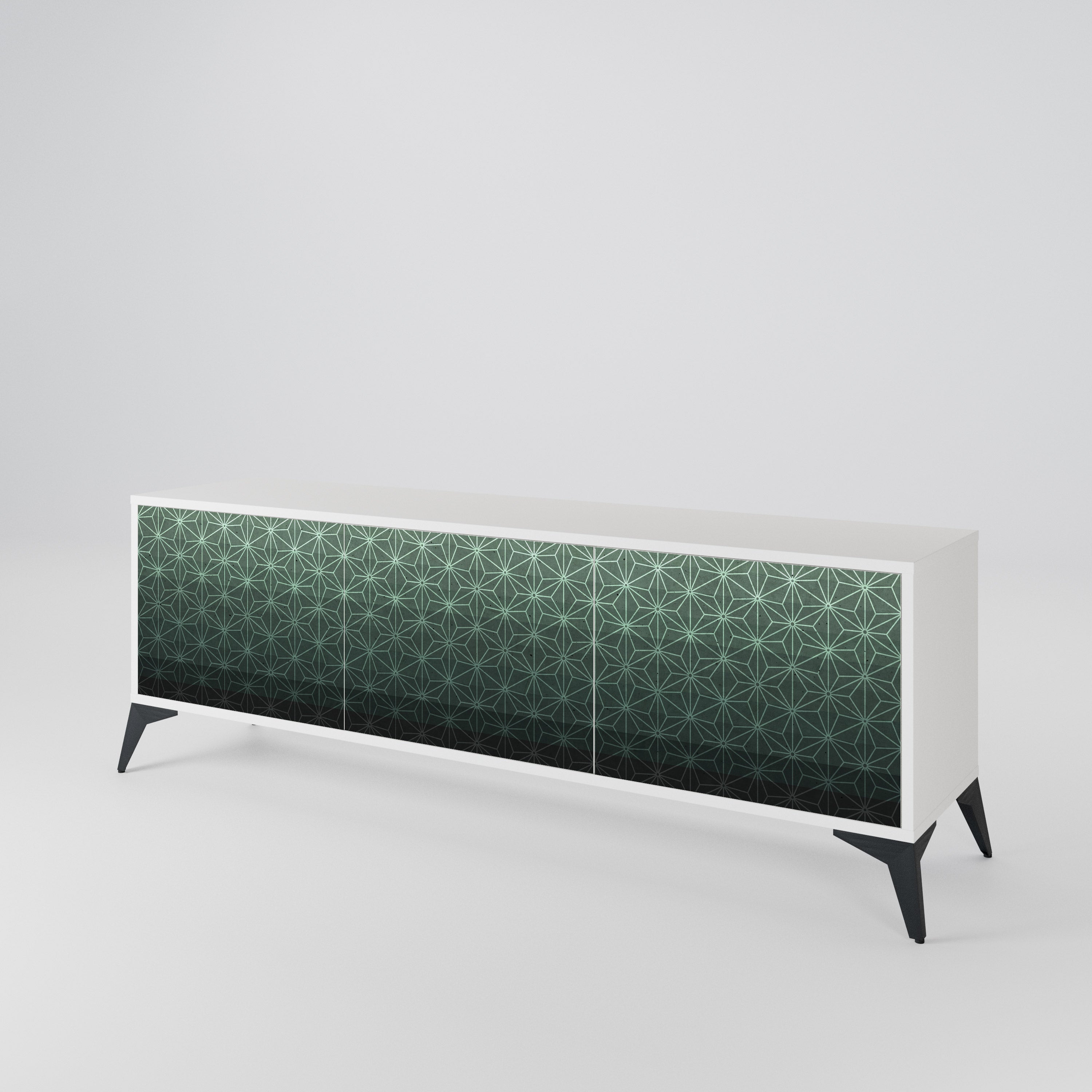 ORNAMENTAL GLIMMER 3-Door TV Cabinet