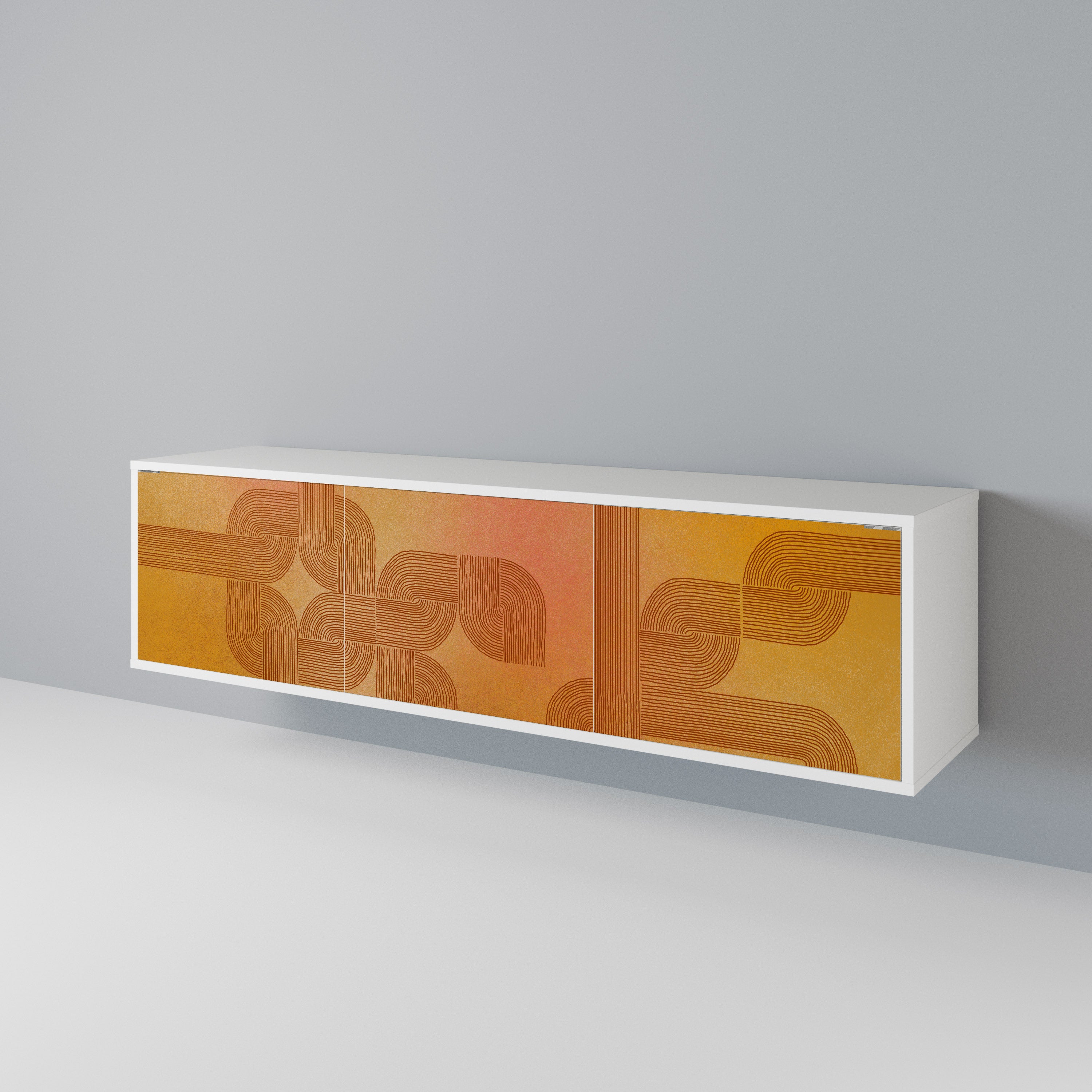 STRENGTHENING RELATION 3-Door TV Cabinet