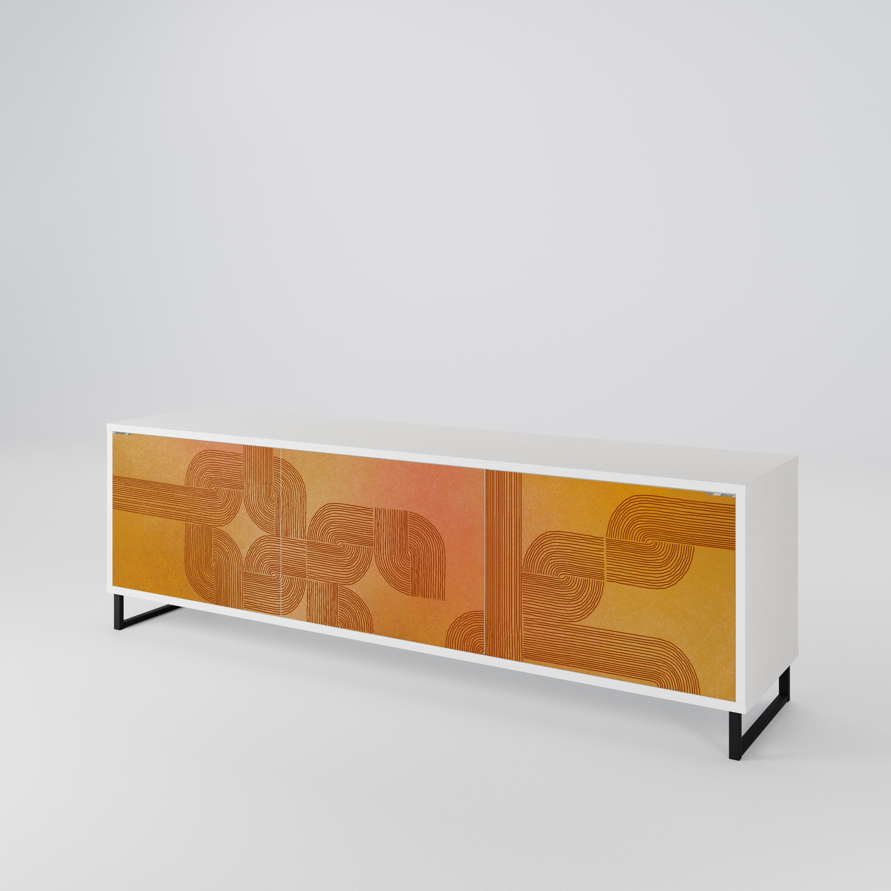 STRENGTHENING RELATION 3-Door TV Cabinet