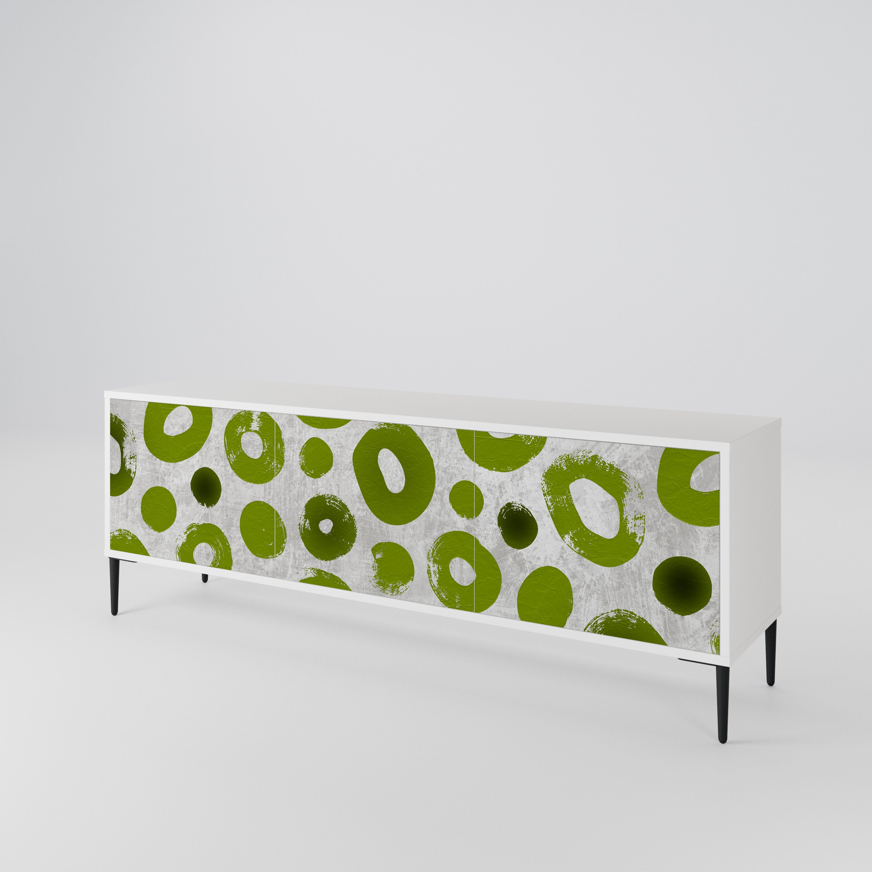GREEN RHAPSODY 3-Door TV Cabinet