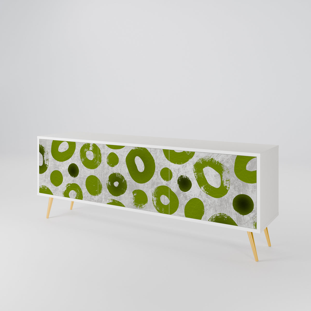 GREEN RHAPSODY 3-Door TV Cabinet
