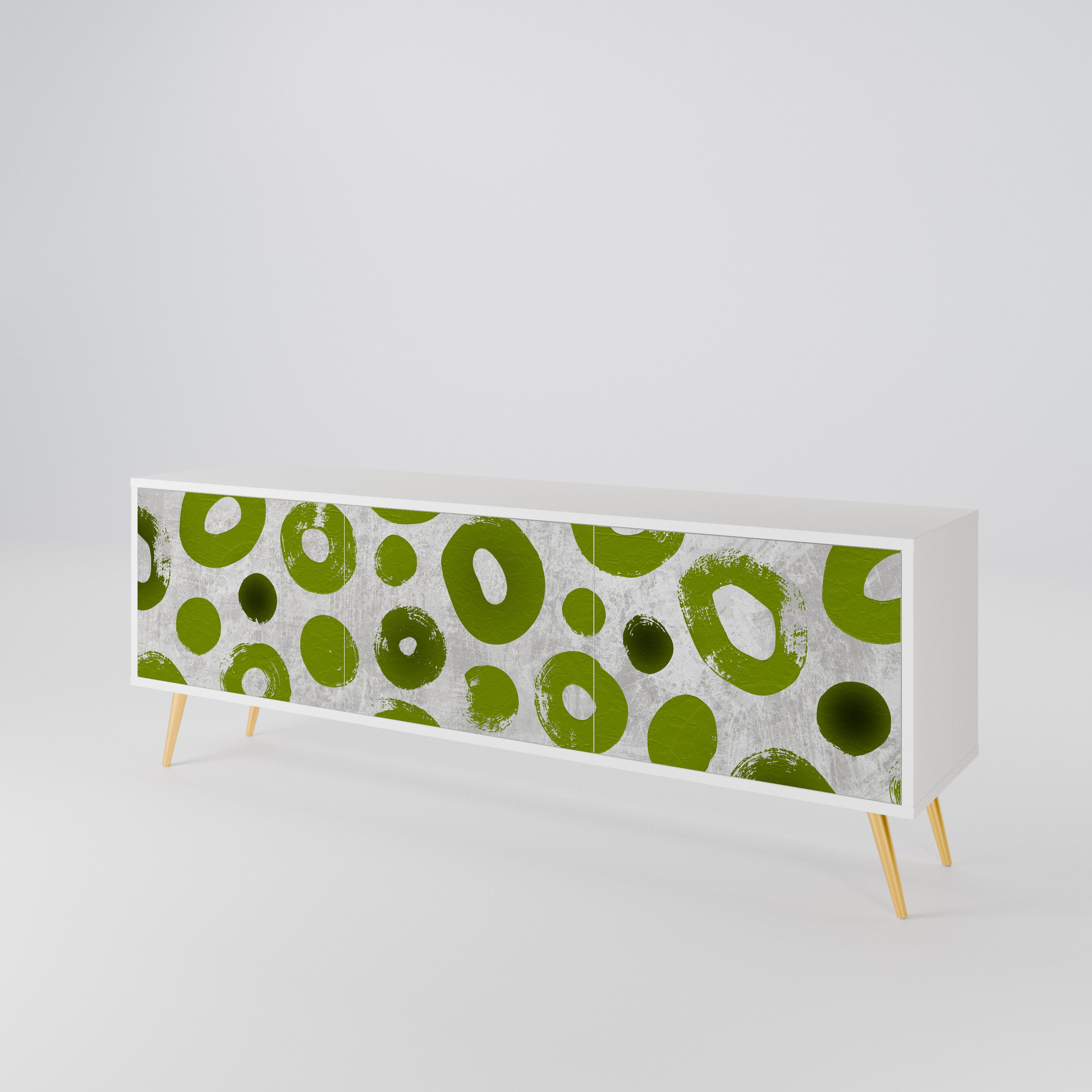 GREEN RHAPSODY 3-Door TV Cabinet