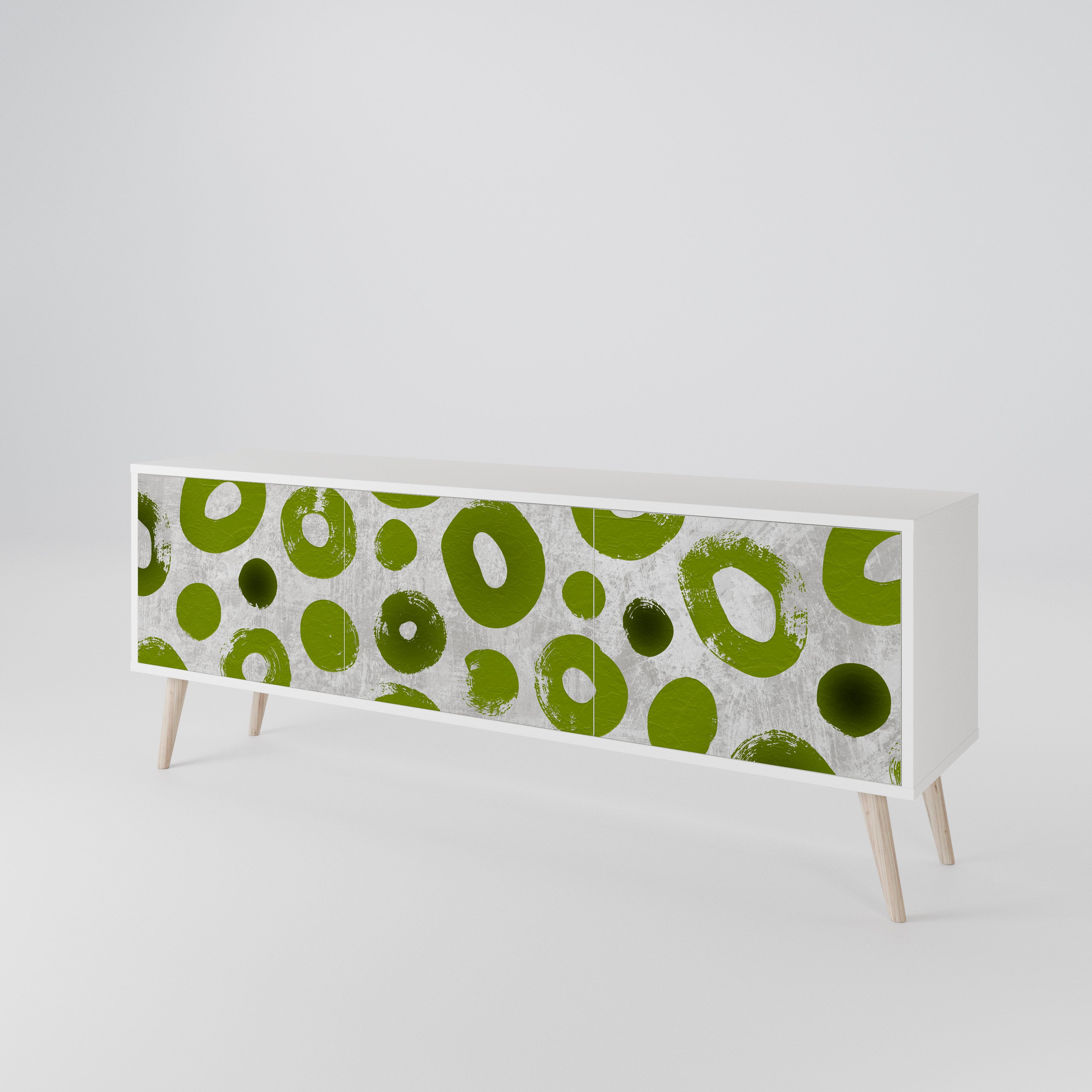 GREEN RHAPSODY 3-Door TV Cabinet