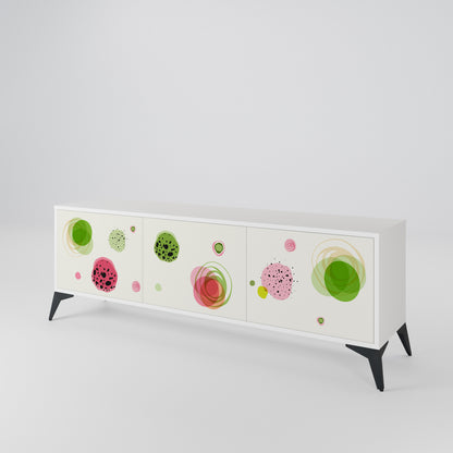 COLORFUL COSMOS 3-Door TV Cabinet