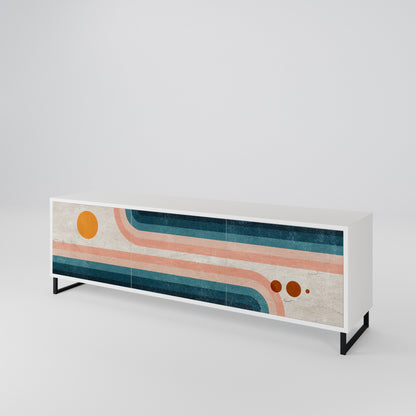 TWO HALVES 3-Door TV Cabinet