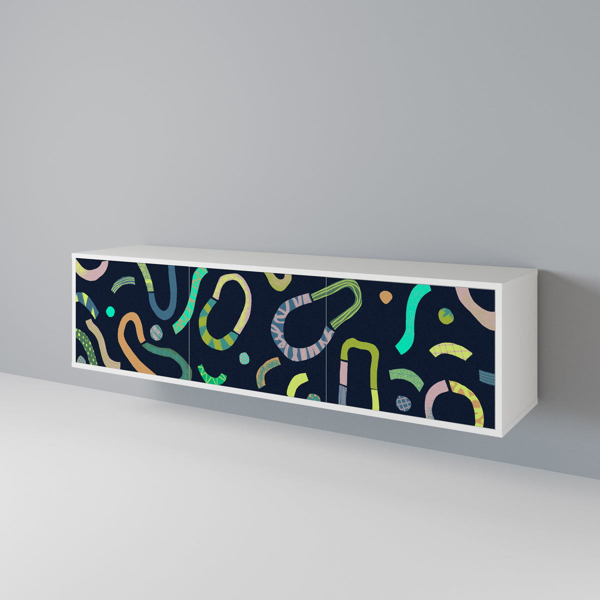 CONTRAST DANCE 3-Door TV Cabinet