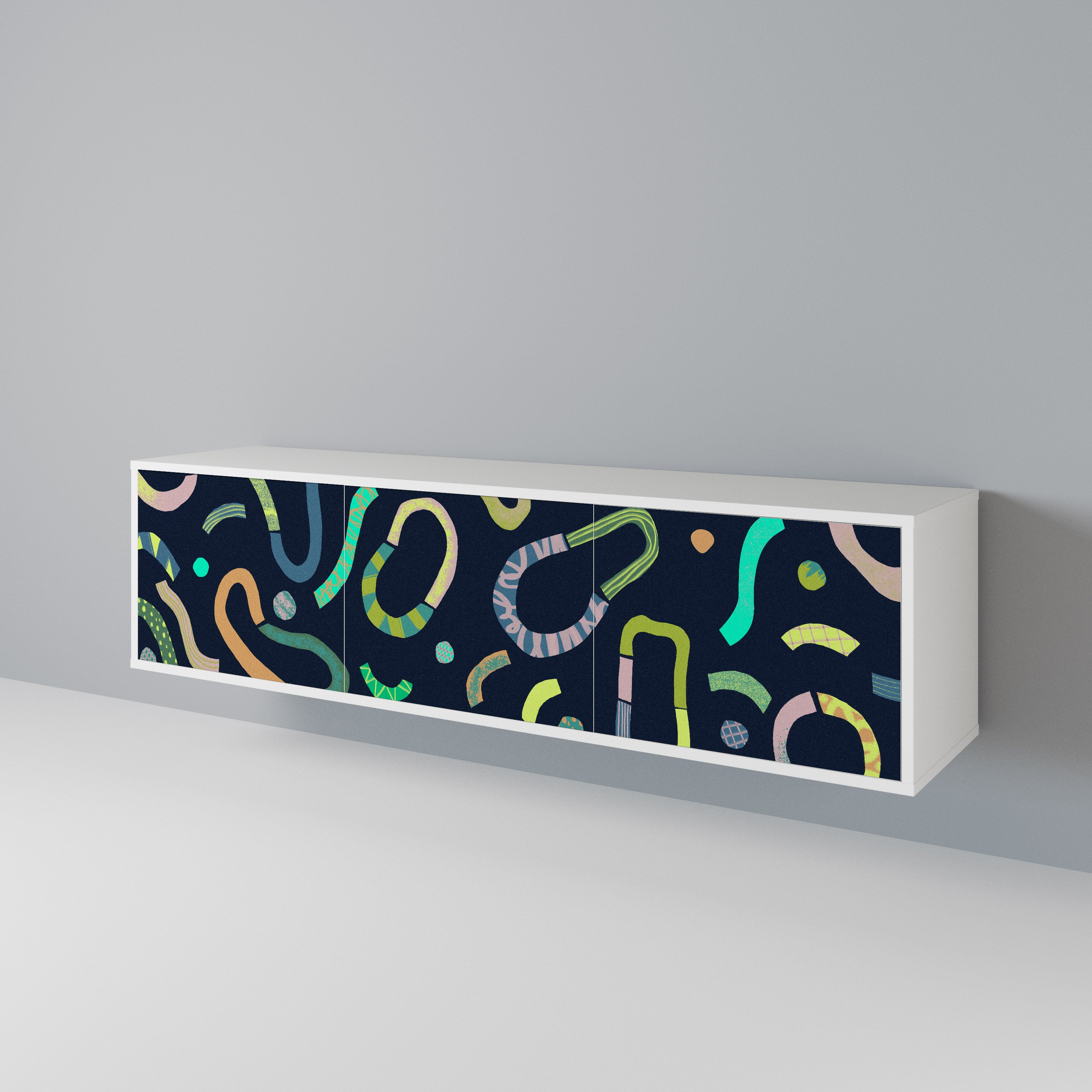 CONTRAST DANCE 3-Door TV Cabinet