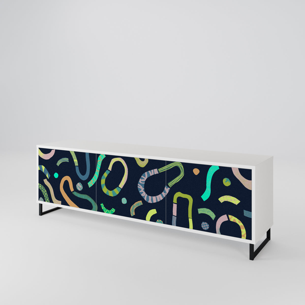 CONTRAST DANCE 3-Door TV Cabinet