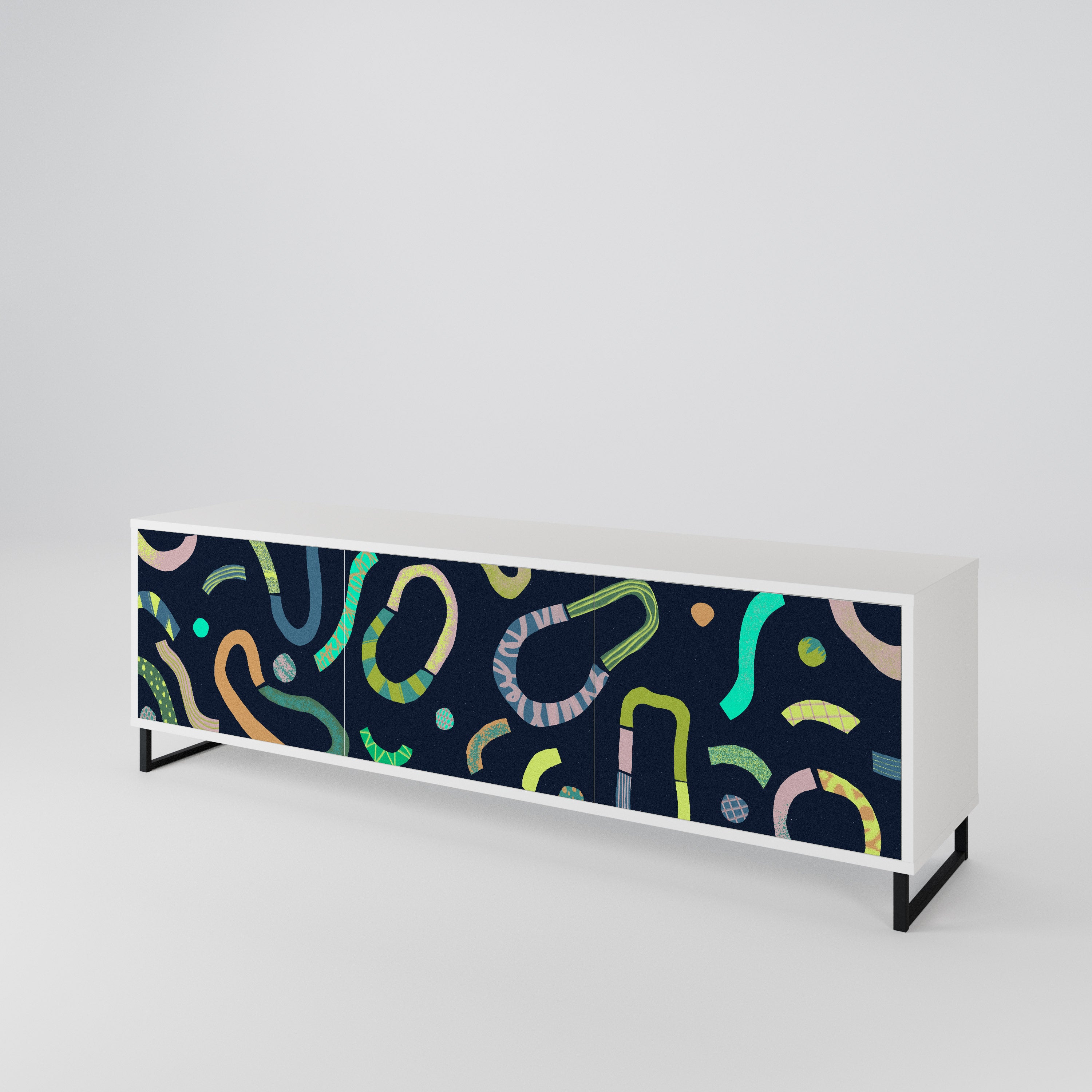 CONTRAST DANCE 3-Door TV Cabinet