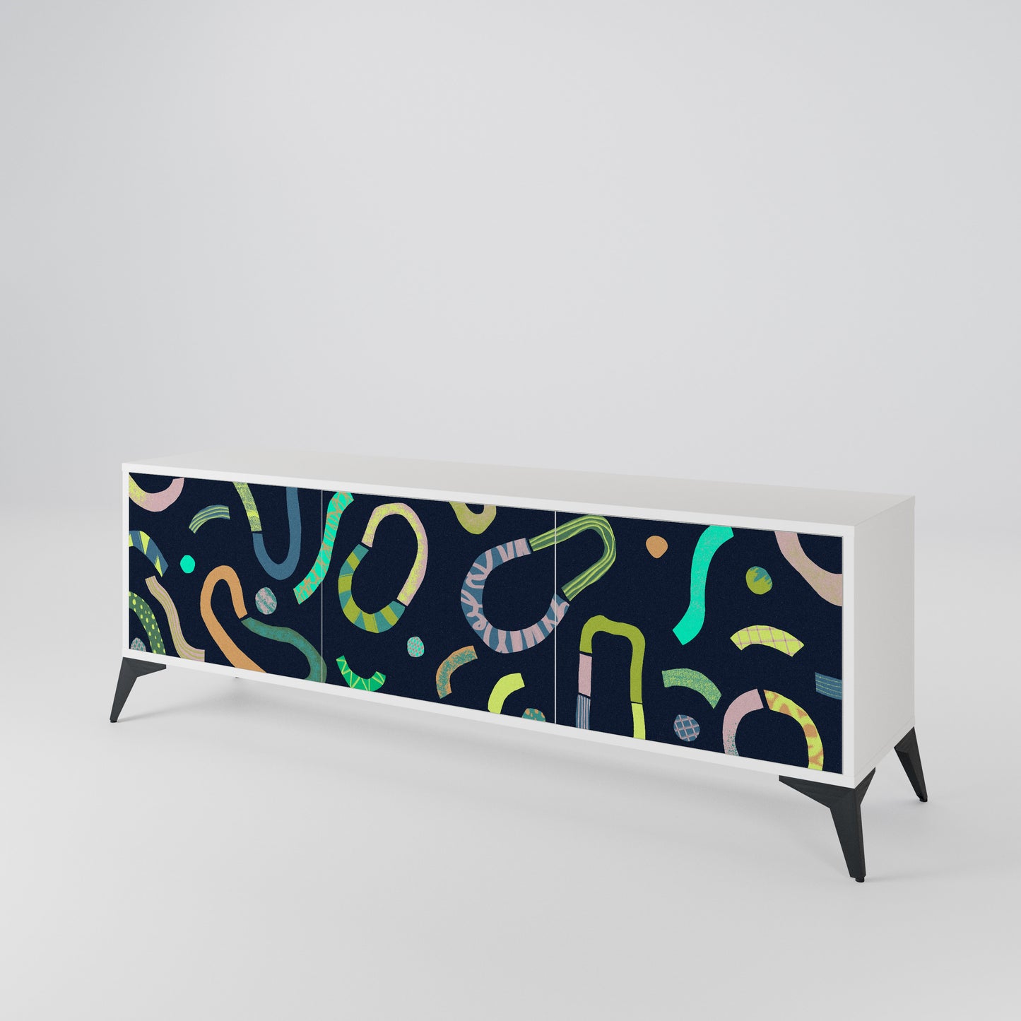 CONTRAST DANCE 3-Door TV Cabinet