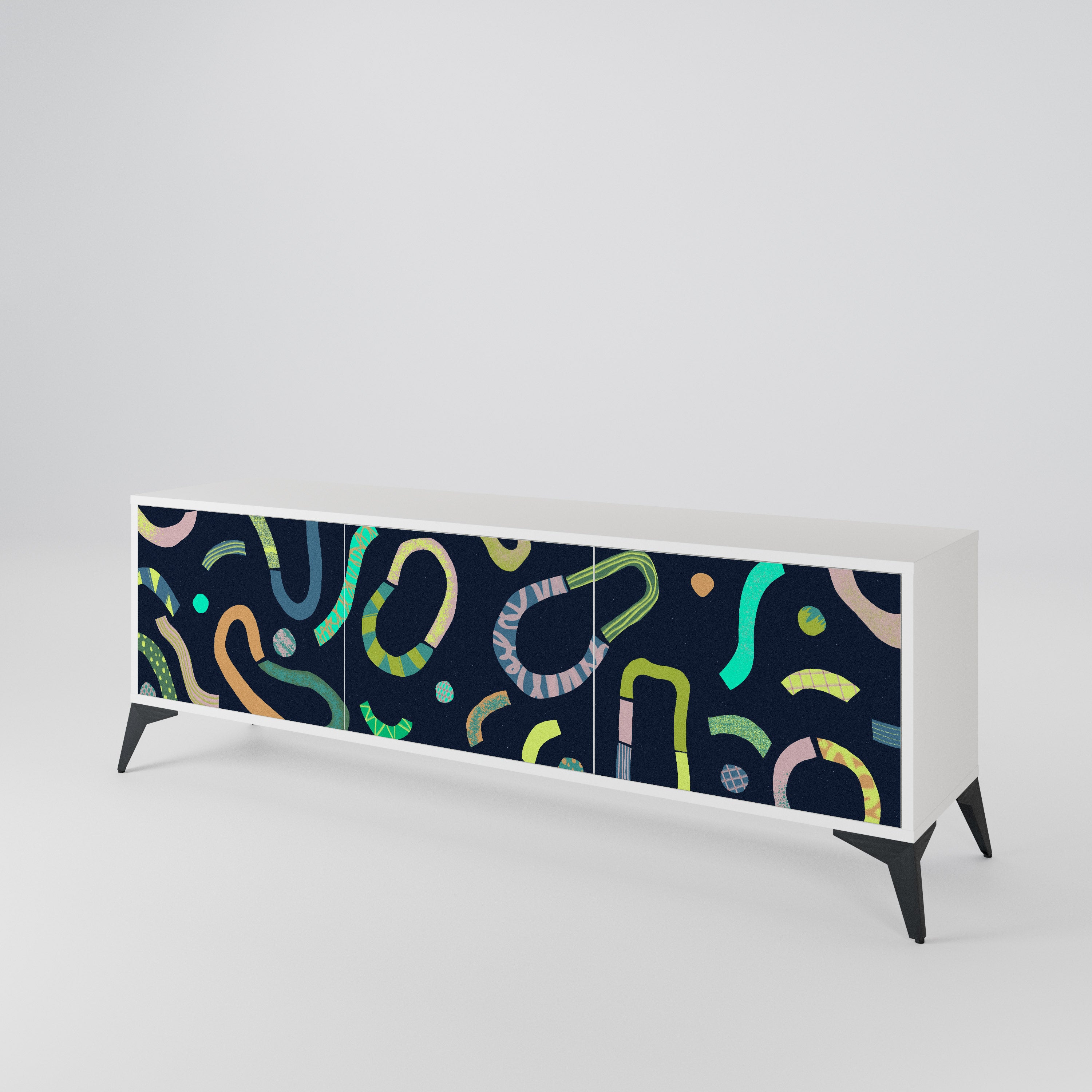 CONTRAST DANCE 3-Door TV Cabinet