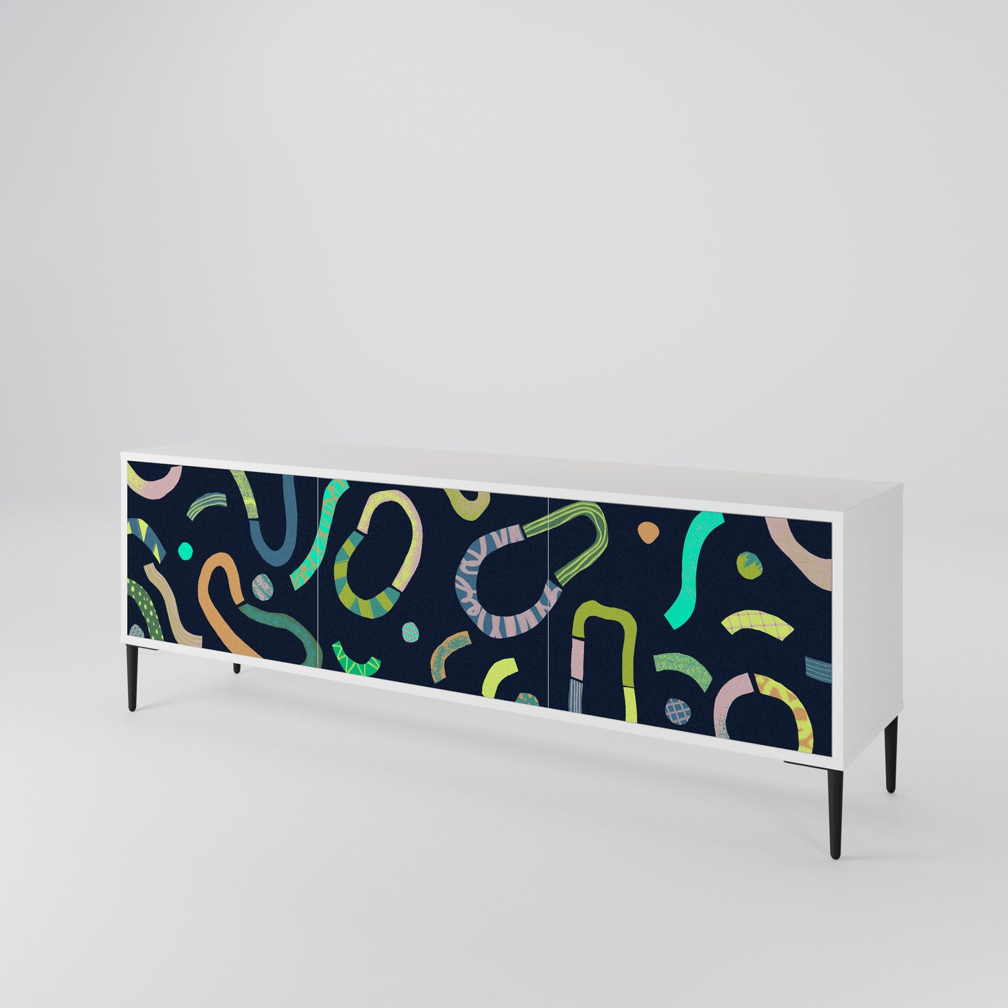 CONTRAST DANCE 3-Door TV Cabinet