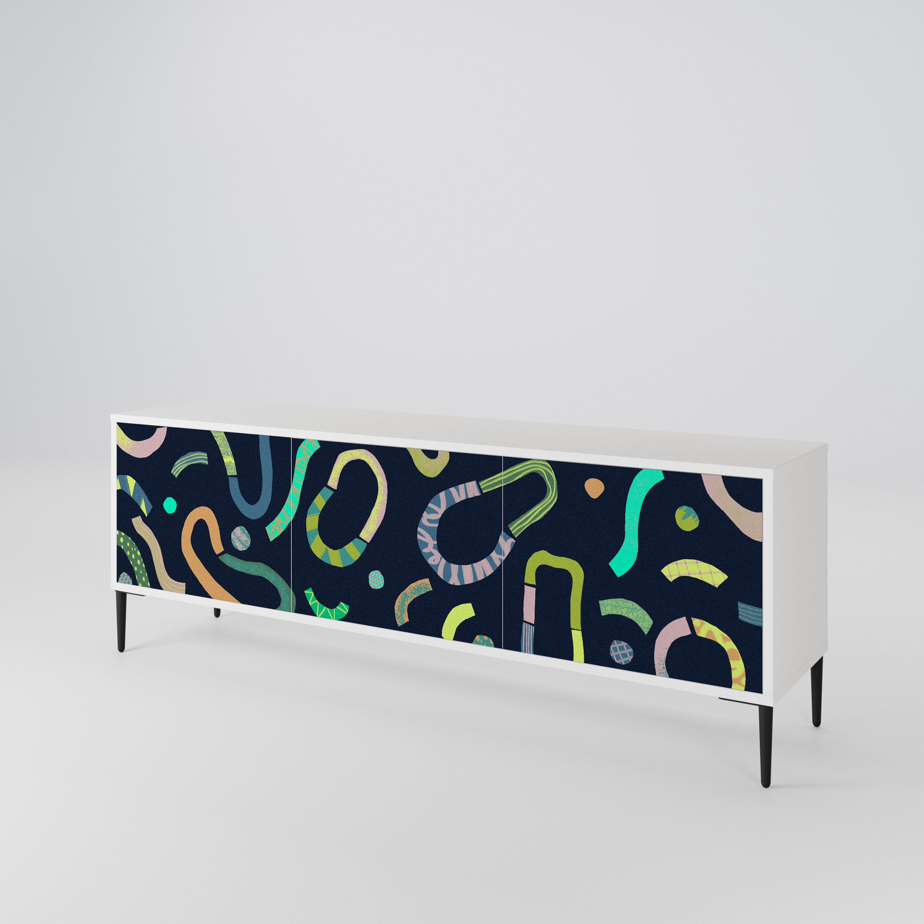 CONTRAST DANCE 3-Door TV Cabinet