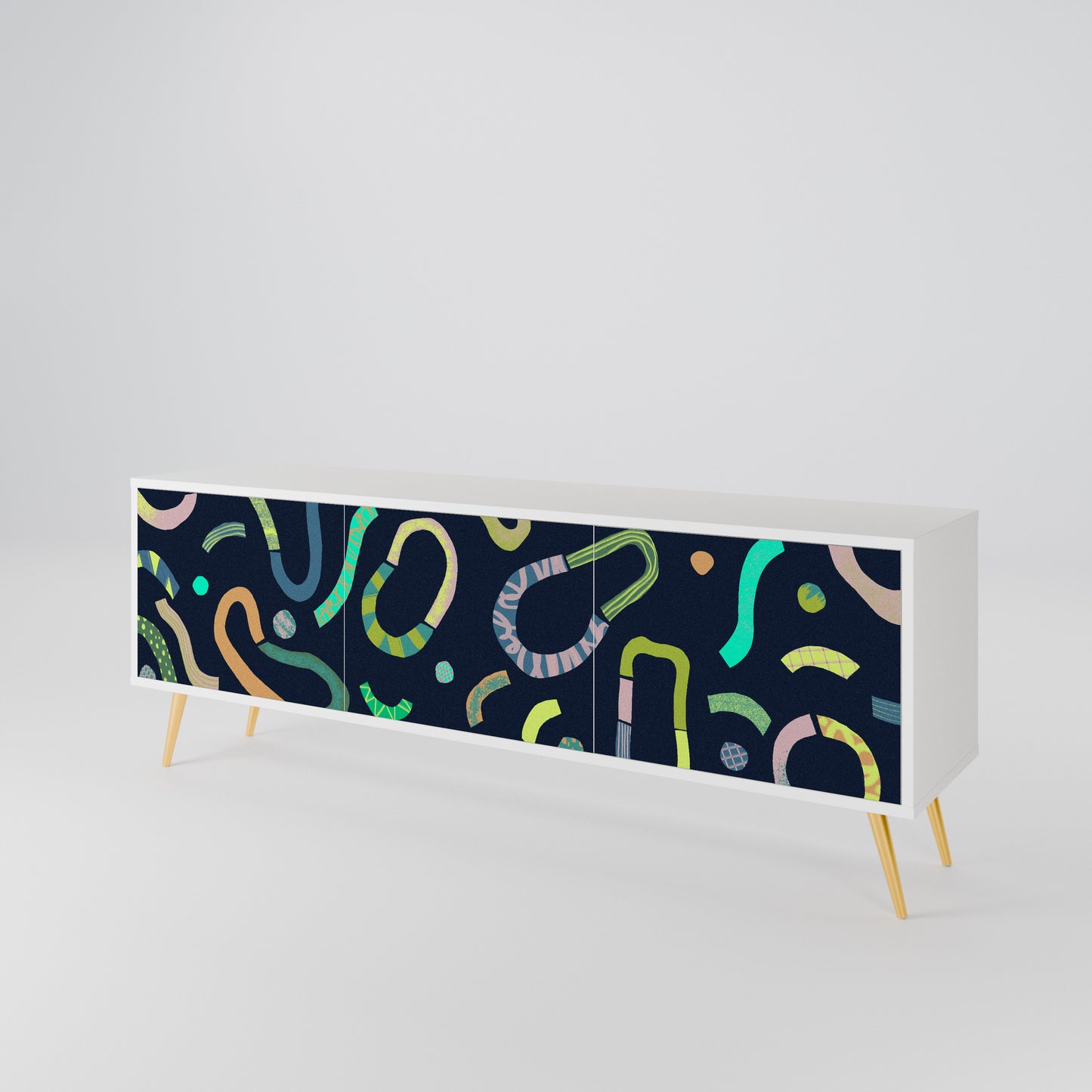 CONTRAST DANCE 3-Door TV Cabinet