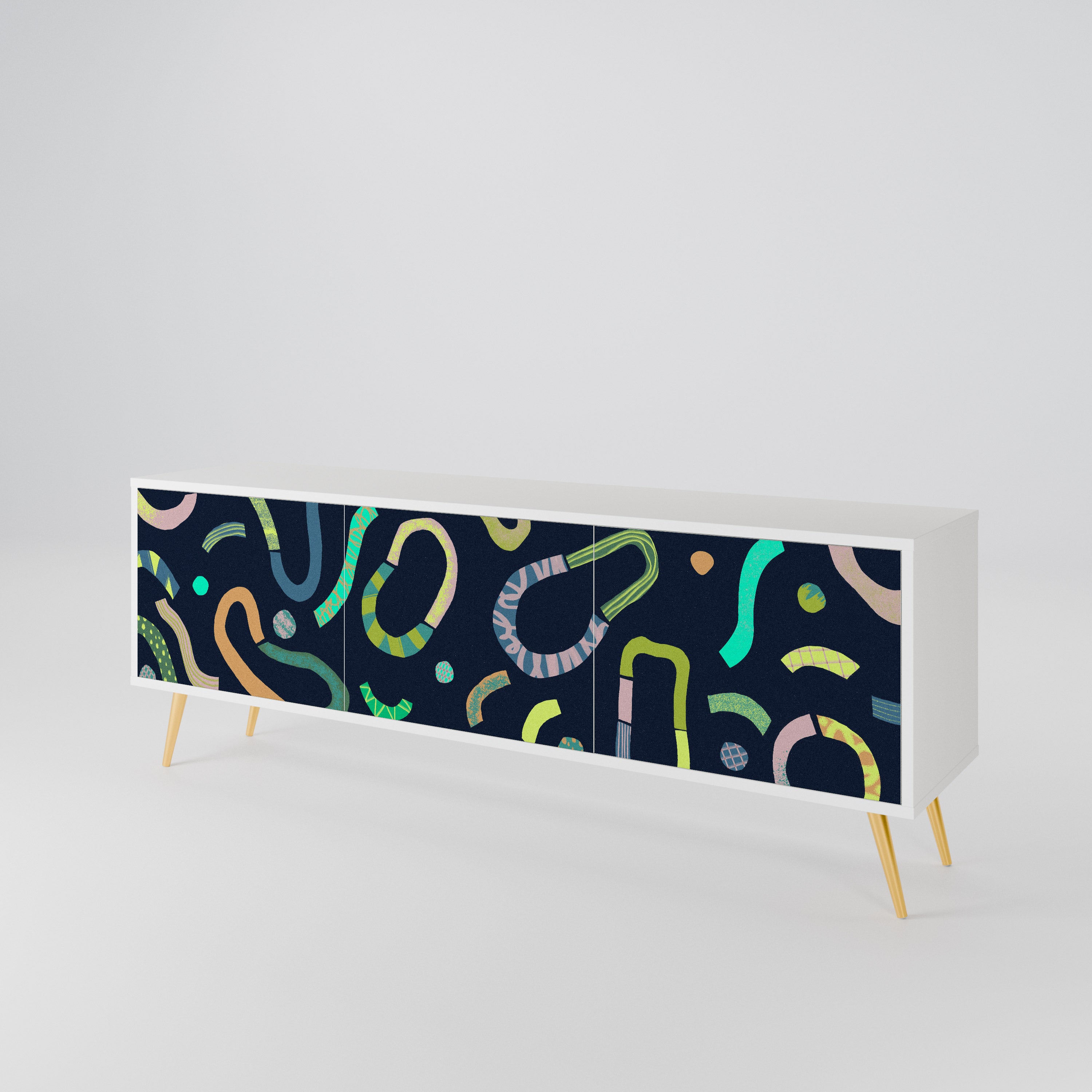 CONTRAST DANCE 3-Door TV Cabinet