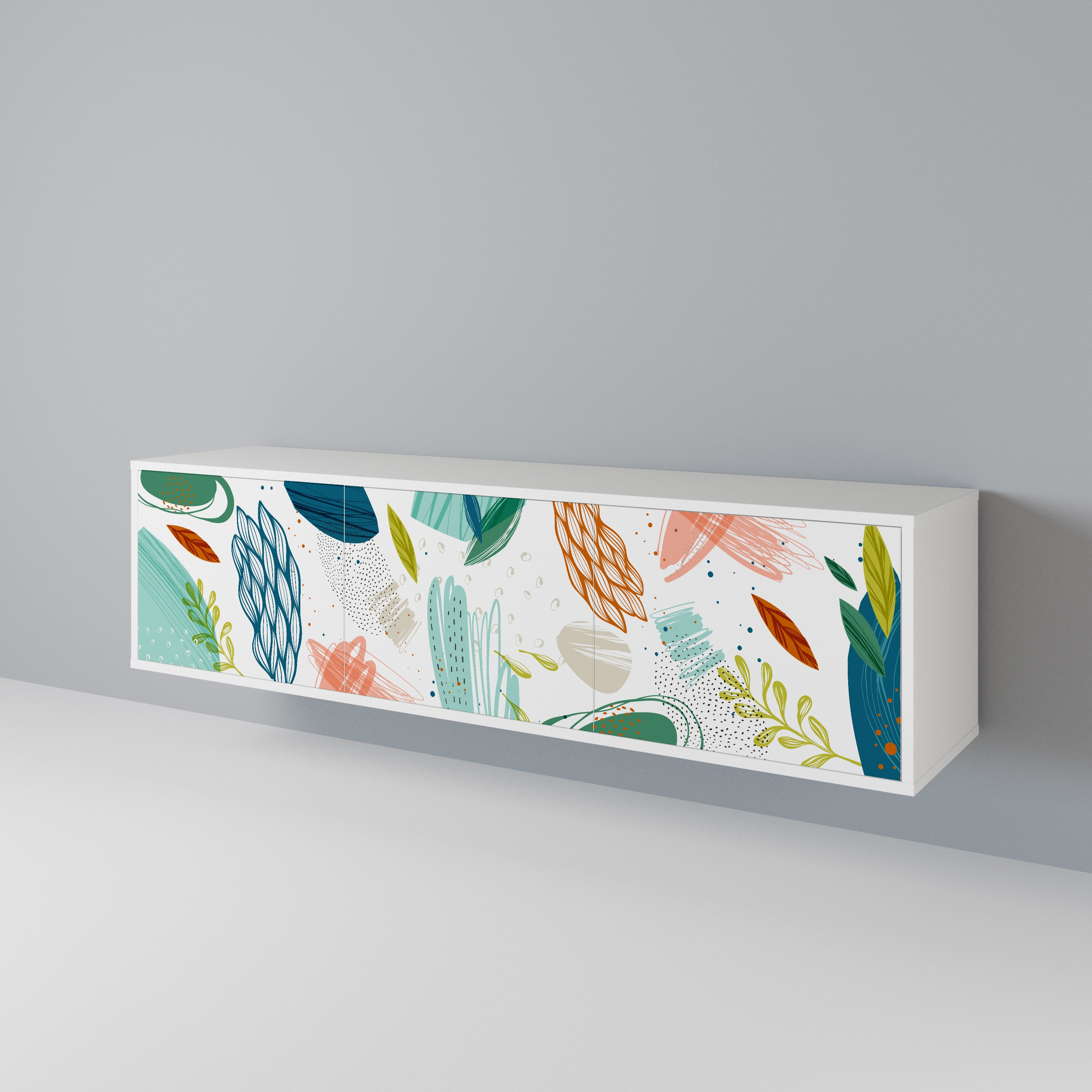 BOTANICAL HURRICANE 3-Door TV Cabinet