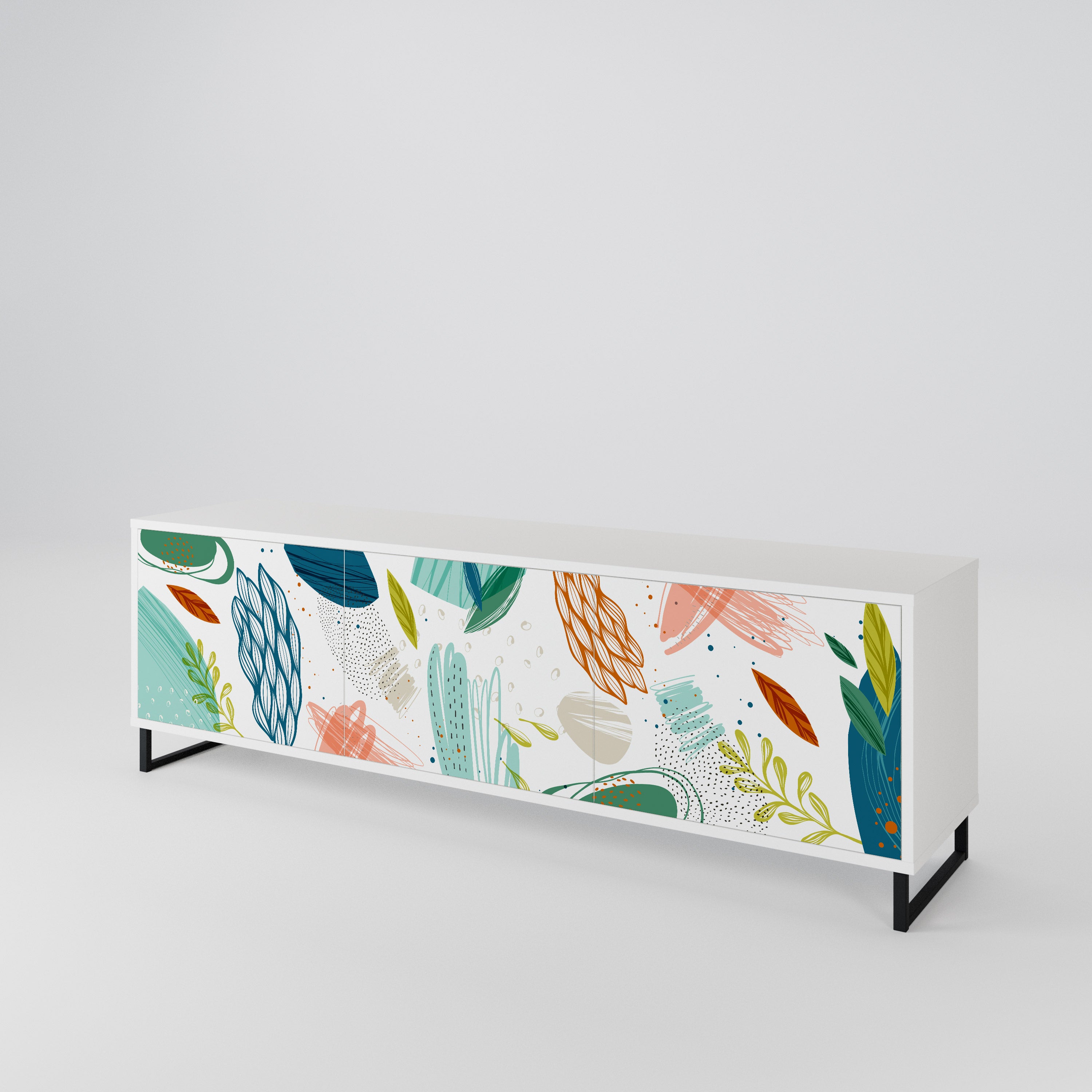 BOTANICAL HURRICANE 3-Door TV Cabinet