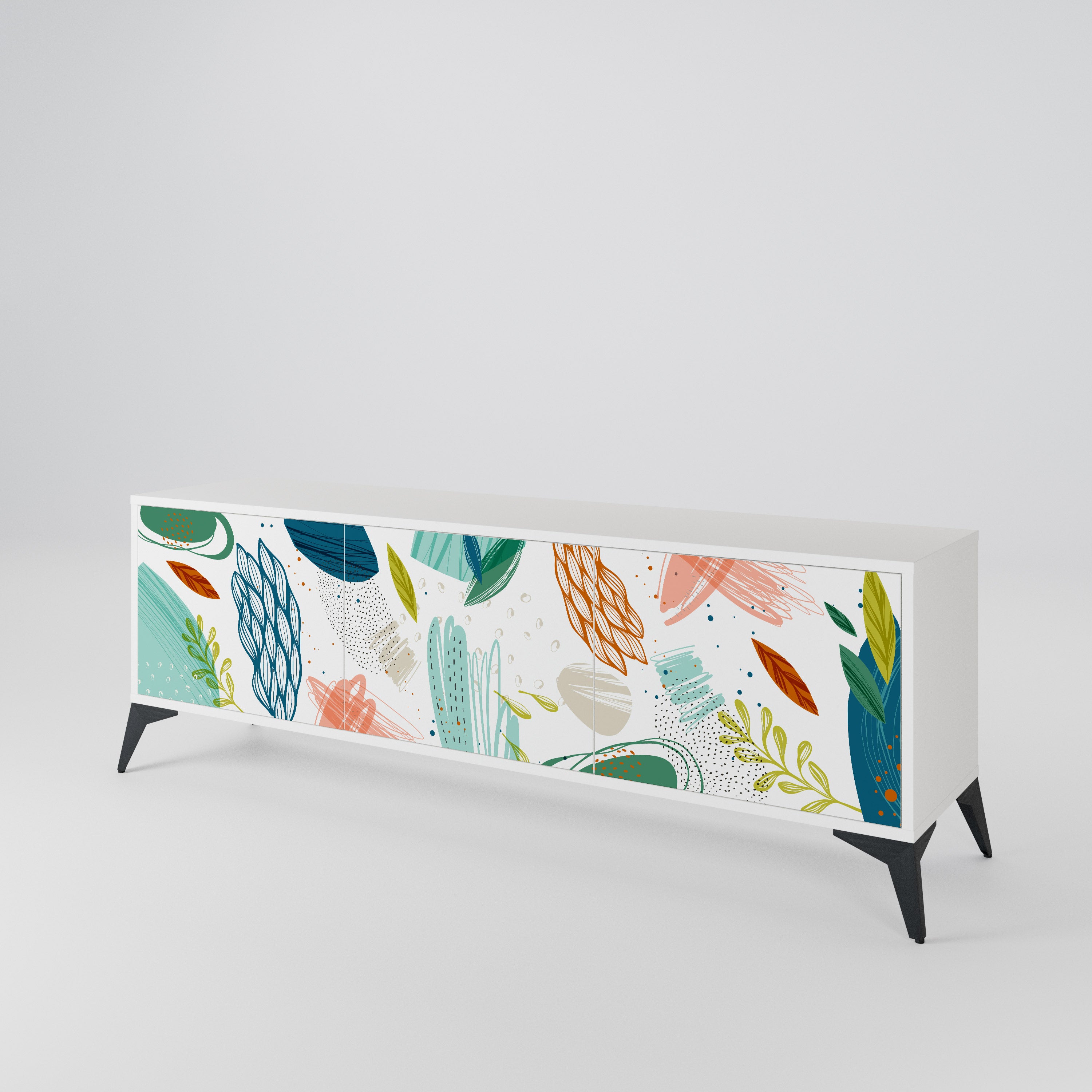 BOTANICAL HURRICANE 3-Door TV Cabinet
