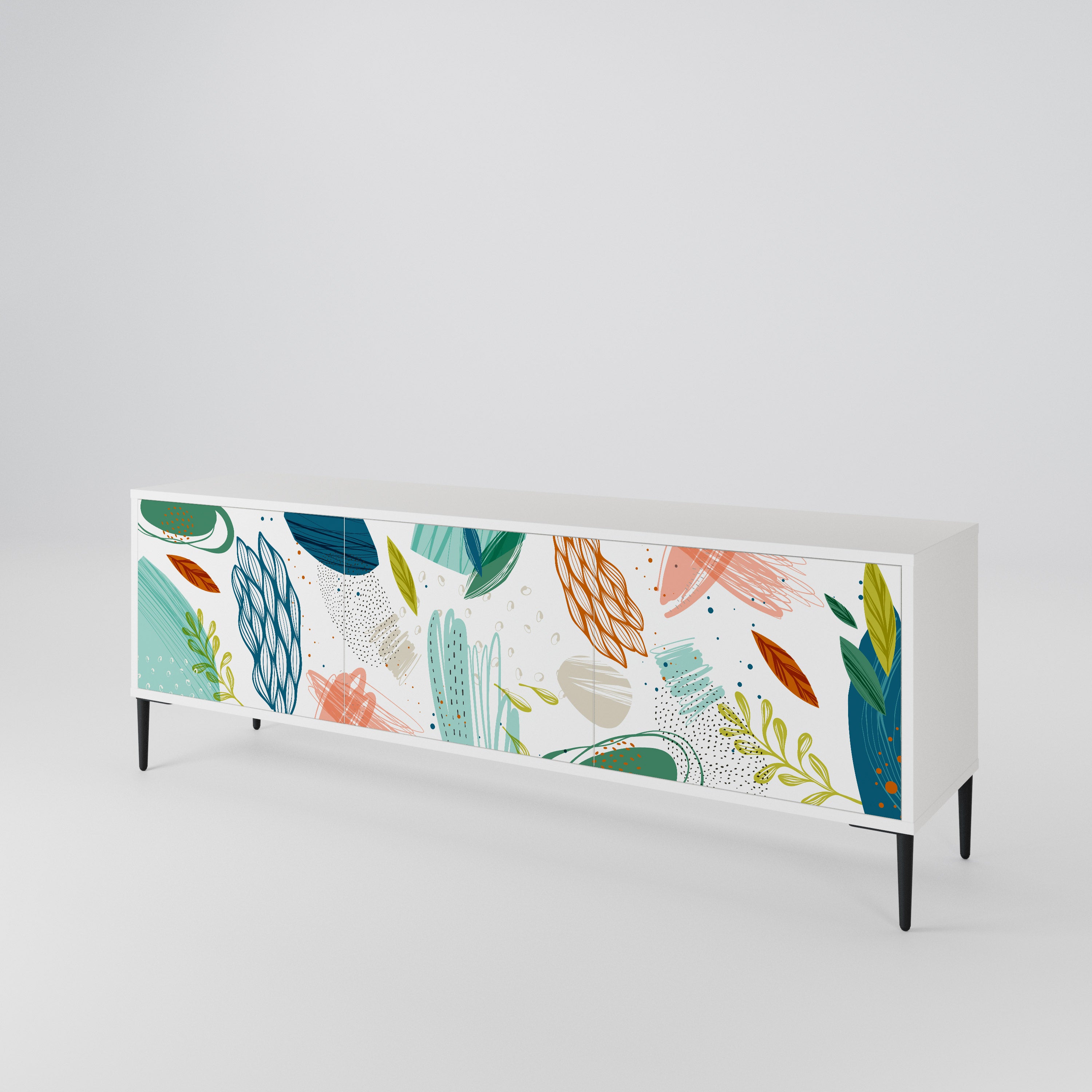 BOTANICAL HURRICANE 3-Door TV Cabinet