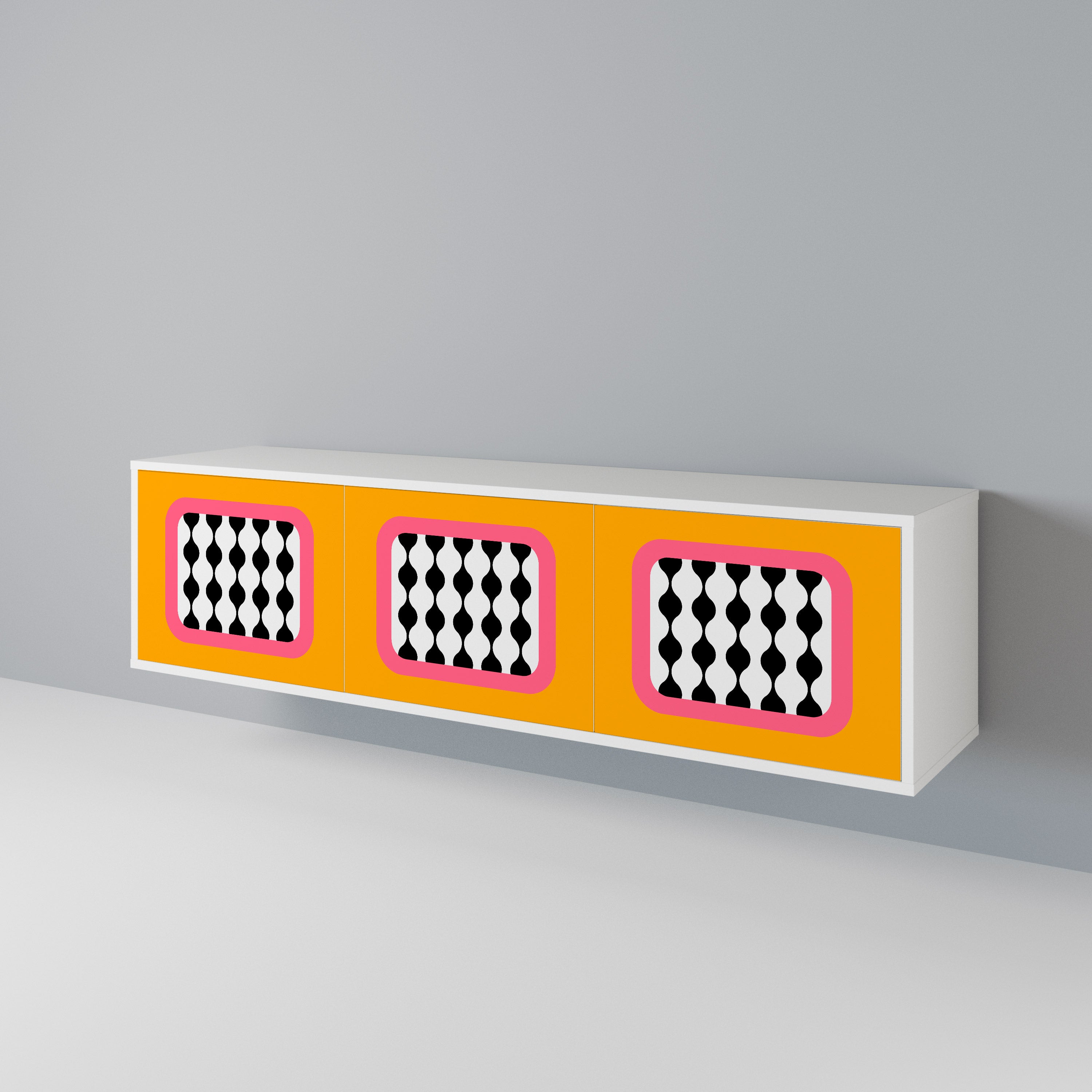 TEARS IN HEAVEN 3-Door TV Cabinet