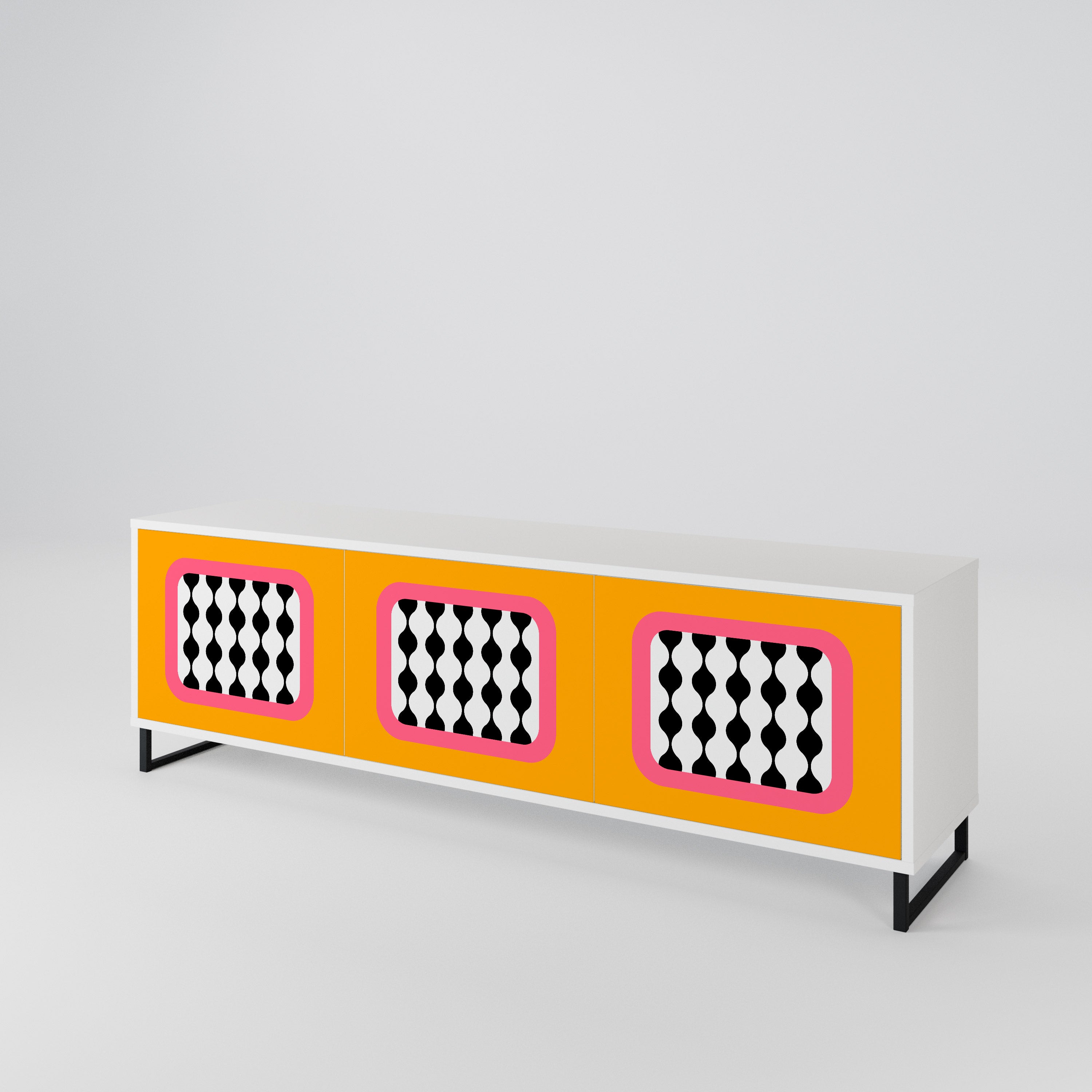 TEARS IN HEAVEN 3-Door TV Cabinet