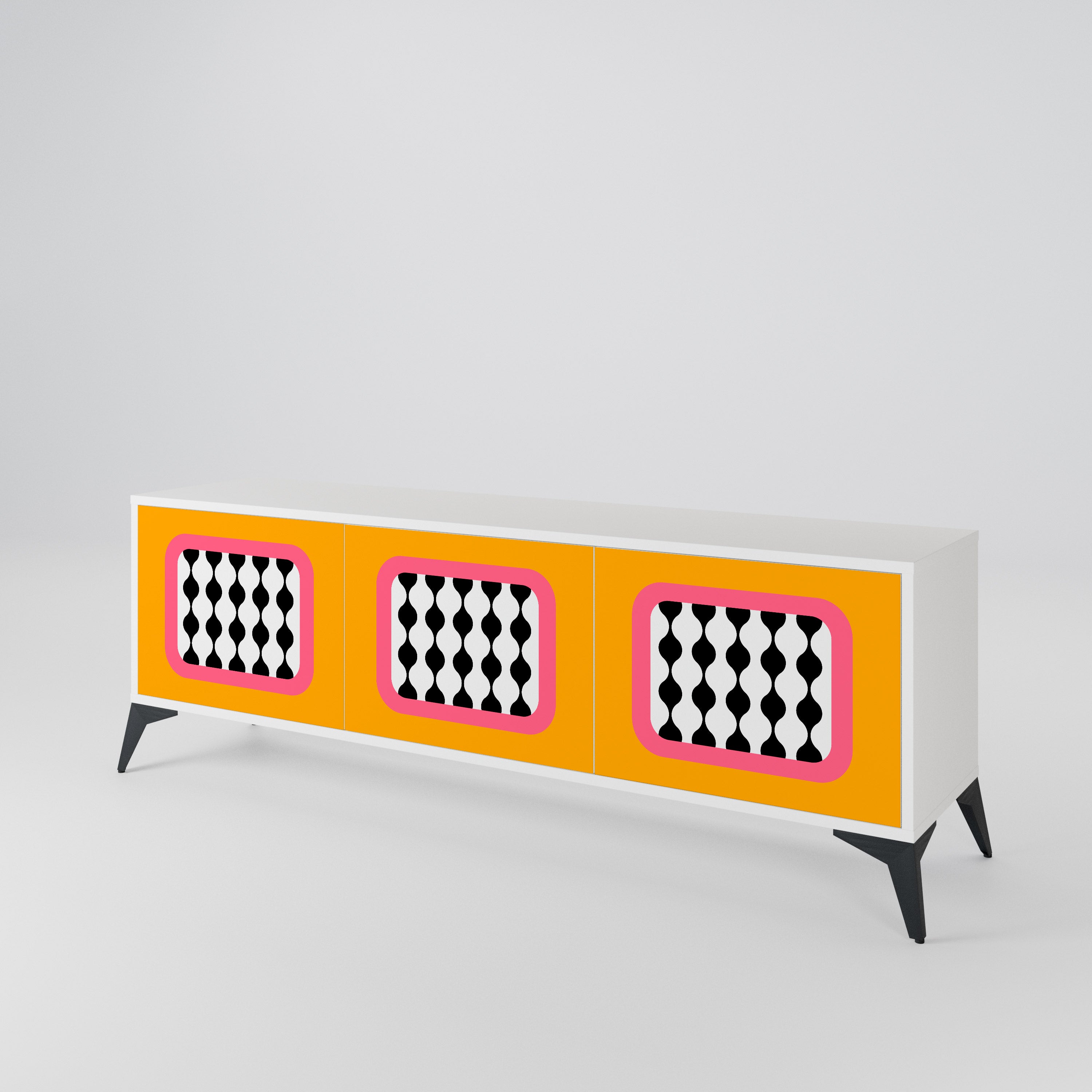 TEARS IN HEAVEN 3-Door TV Cabinet