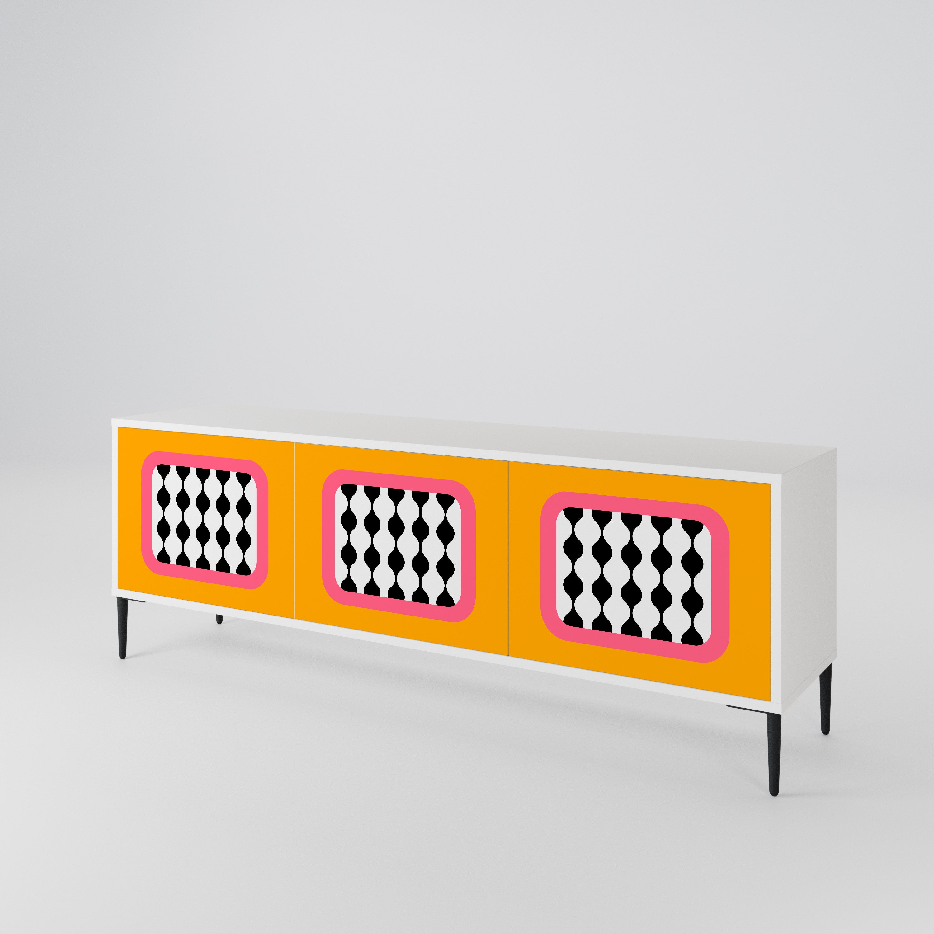 TEARS IN HEAVEN 3-Door TV Cabinet