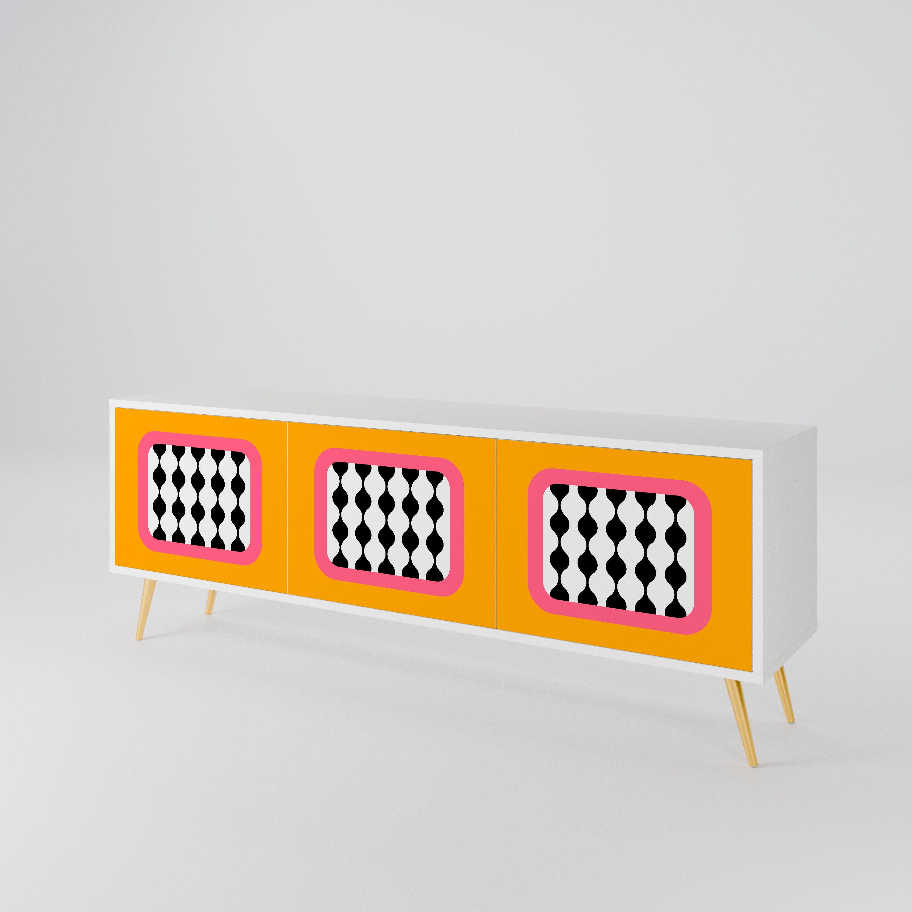 TEARS IN HEAVEN 3-Door TV Cabinet